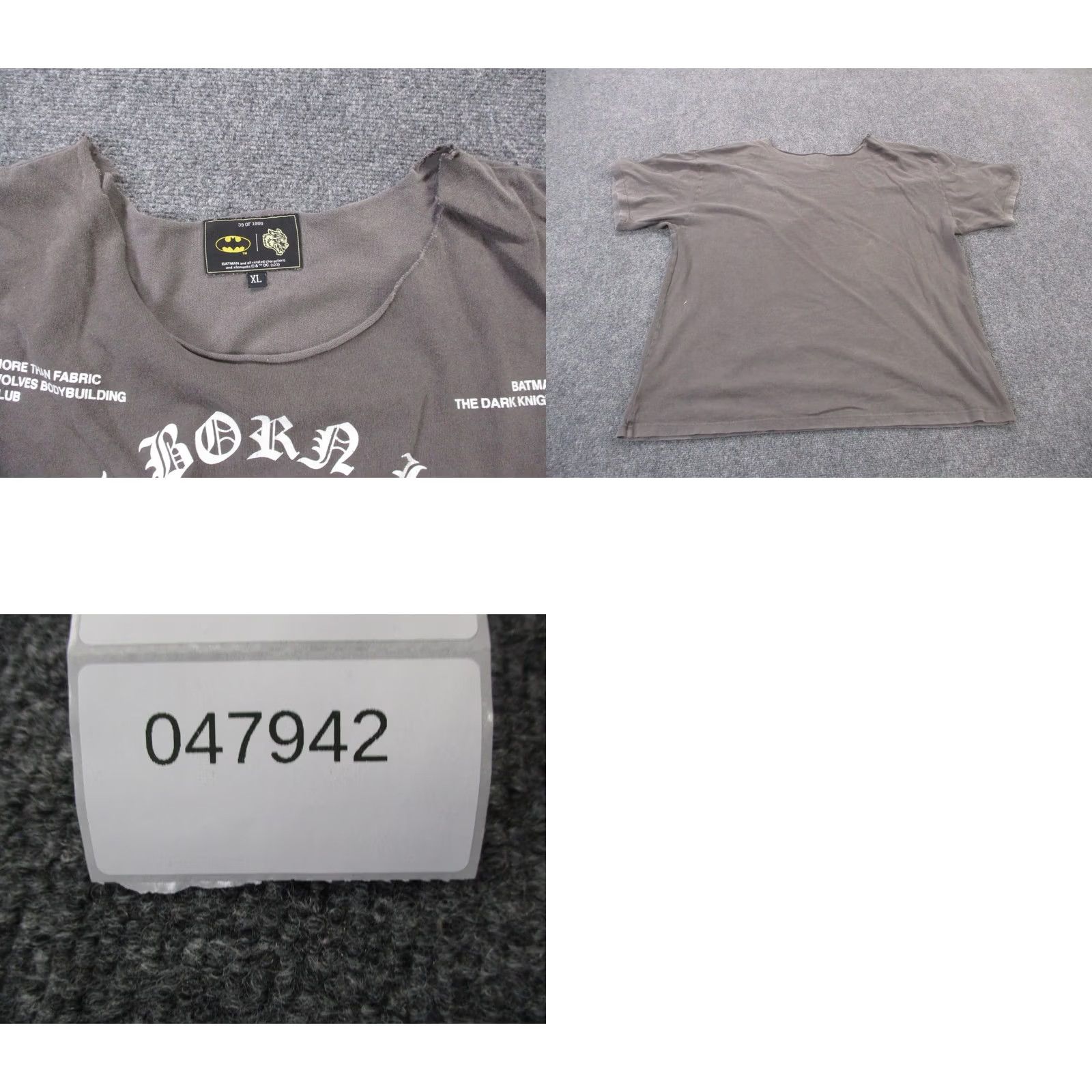 Darc Sport Darc Sport Shirt XL Gray Batman Dark Knight Wolves DC Born in Darkness Mens Size US XL / EU 56 / 4 - 9 Thumbnail