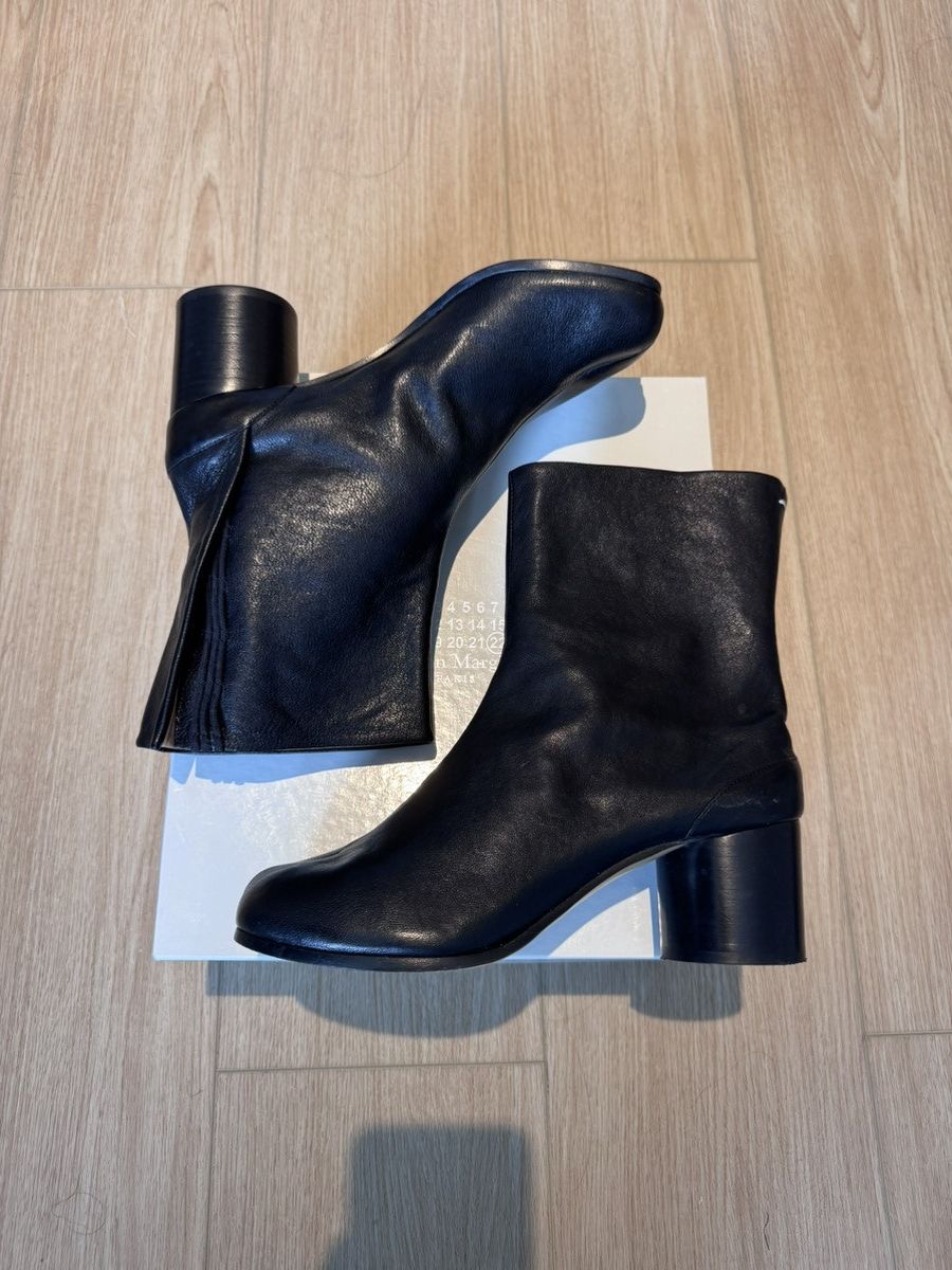Maison Margiela Maison Margiela Tabi Leather Ankle Boots Size US 6 / EU 39 - 1 Thumbnail