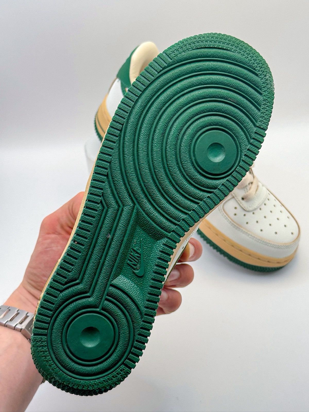 Nike Nike Air Force 1 Low '07 Vintage "White Gorge Green" Size US 6 / EU 39 - 15 Thumbnail