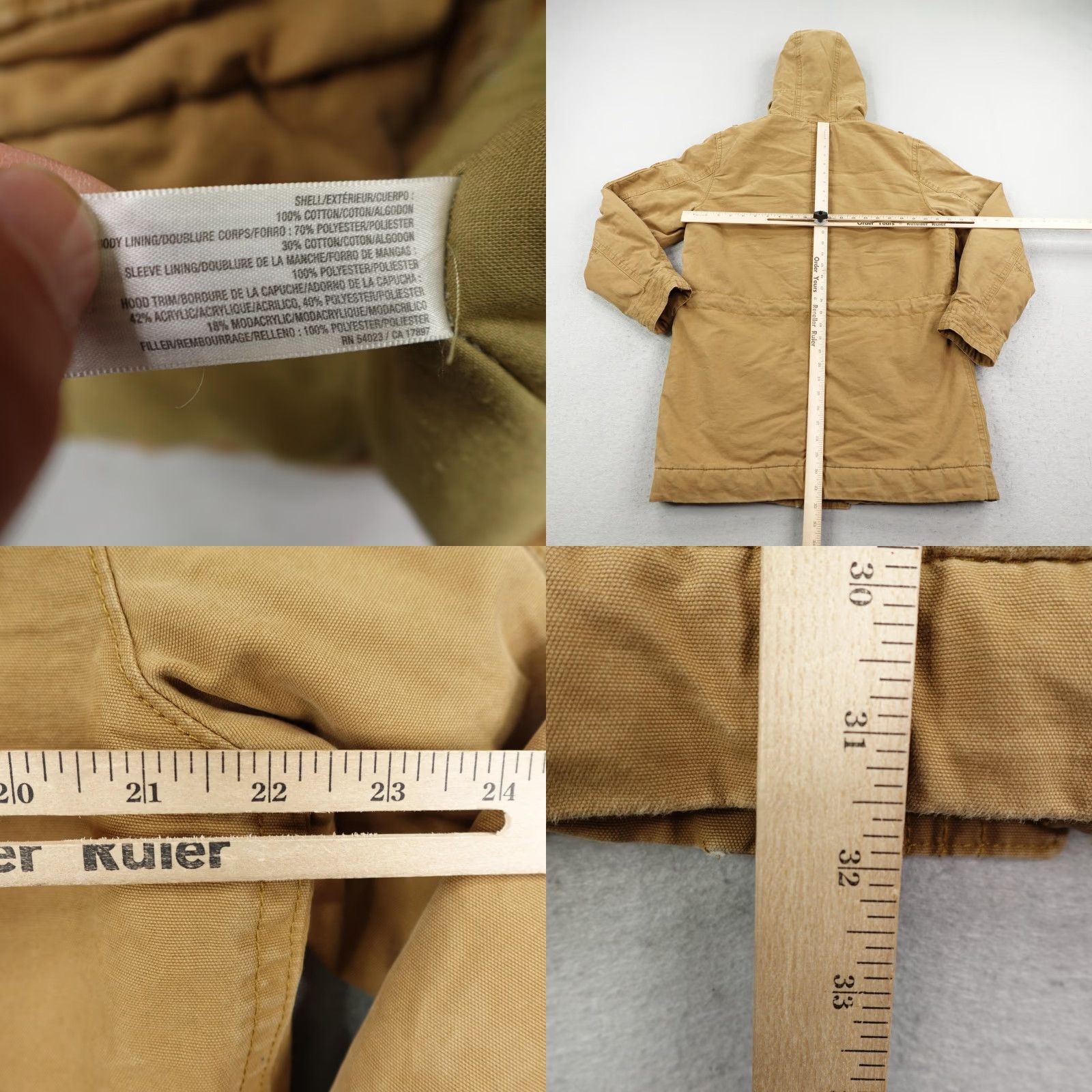Old Navy Old Navy Jacket Mens Medium Bandolier Brown SIOX Cotton Snorkle Field Chore Coat Size US M / EU 48-50 / 2 - 8 Thumbnail