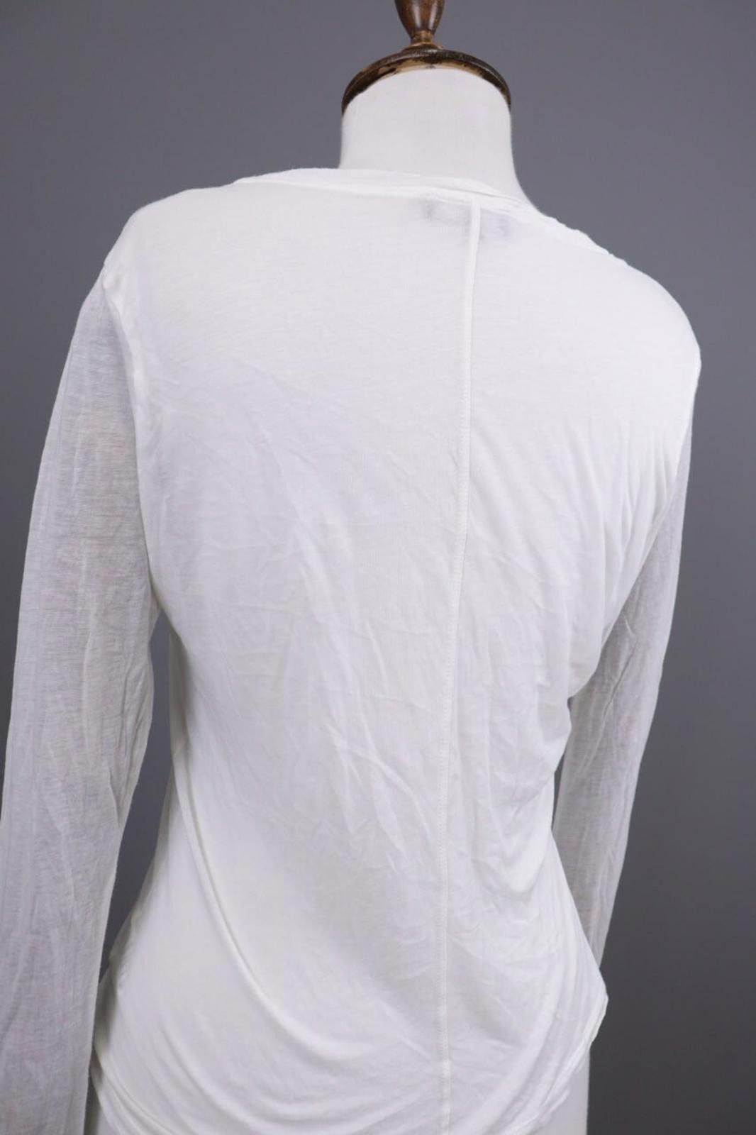 Designer Me+Em White Relaxed Summer Sweater Size UK 10 / US 6 Size M / US 6-8 / IT 42-44 - 8 Thumbnail