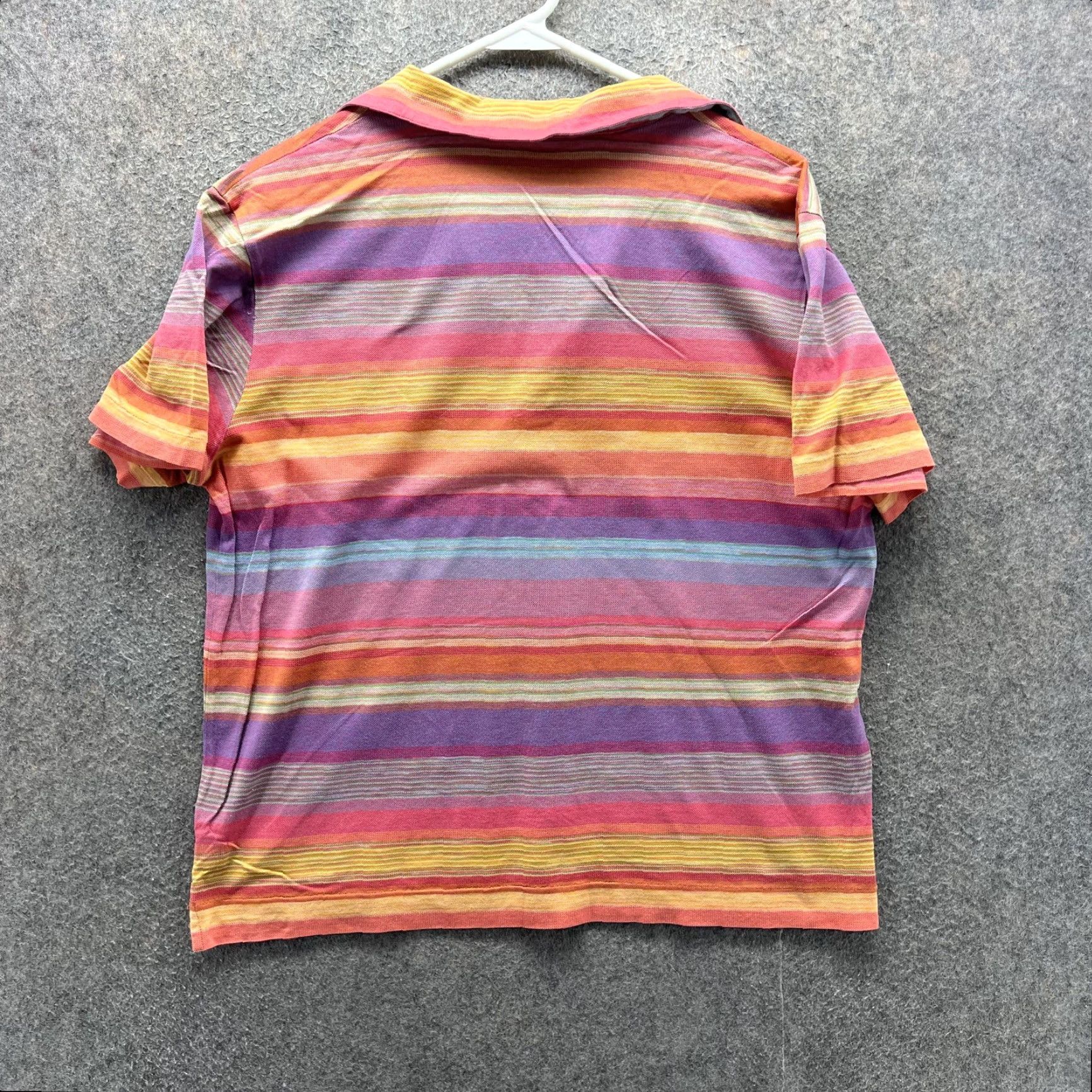 Robert Graham Robert Graham Polo Shirt Mens Medium Multicolor Stripe Short Sleeve Casual Wear RARE Size US M / EU 48-50 / 2 - 7 Thumbnail