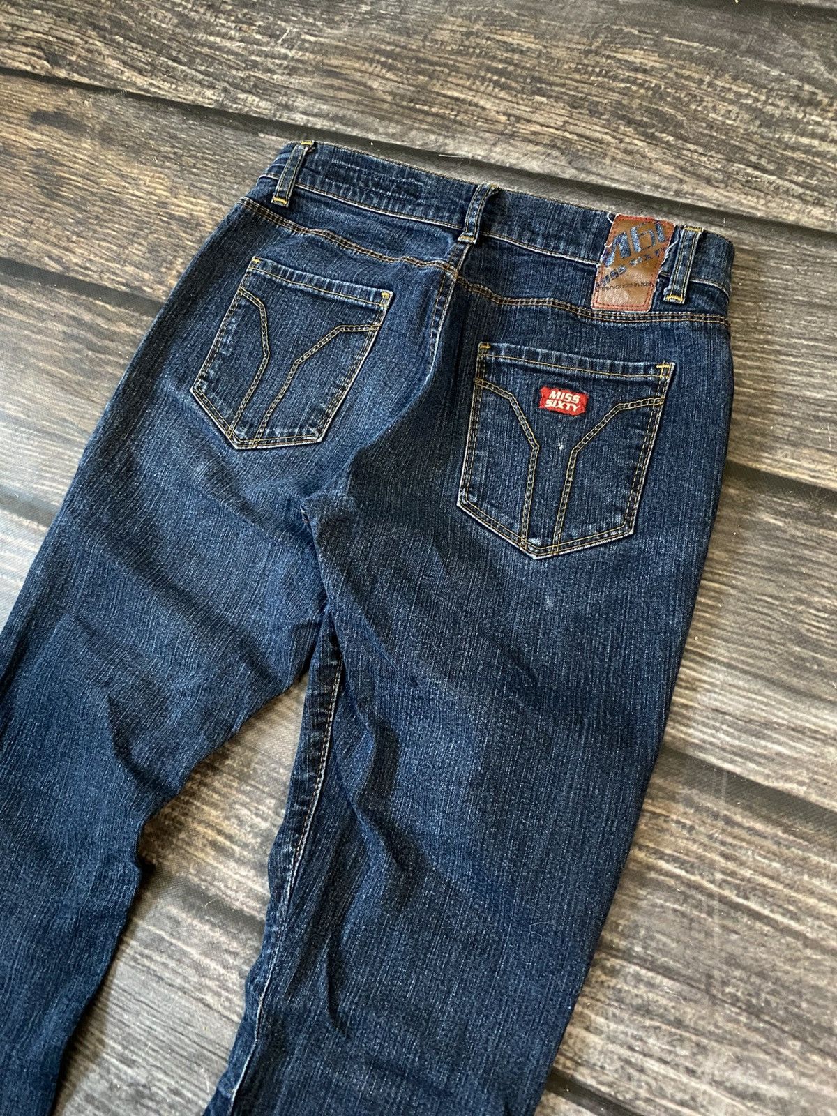 Miss Sixty y2k Miss Sixty Big Logo Denim Pants Size 27" / US 4 / IT 40 - 4 Thumbnail