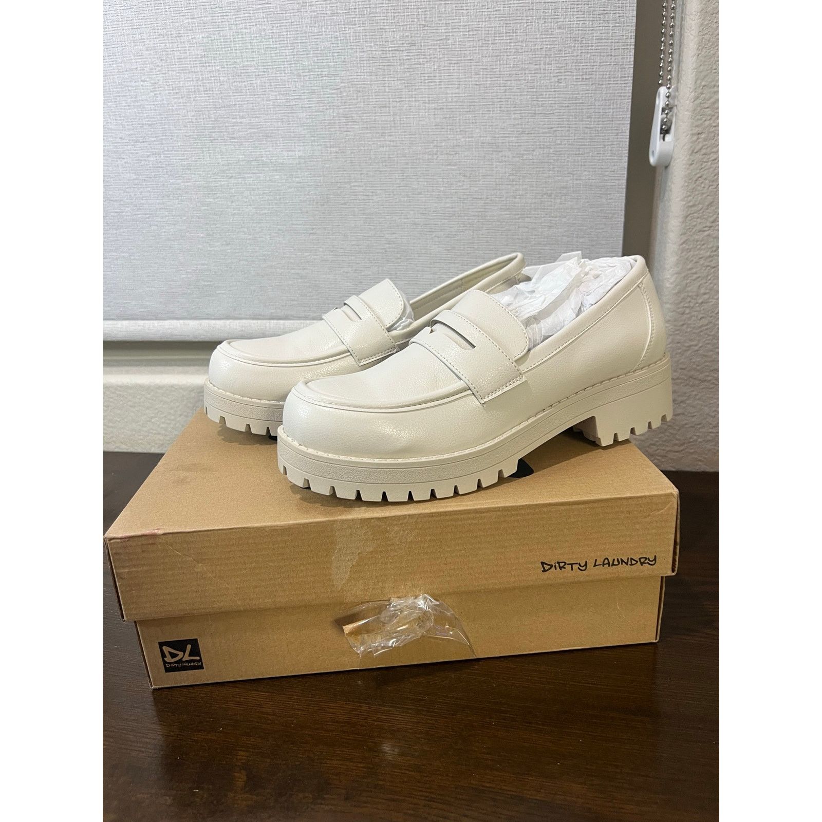 Other Chunky Cream Platform Loafers NWT 8 Size US 8 / IT 38 - 4 Thumbnail