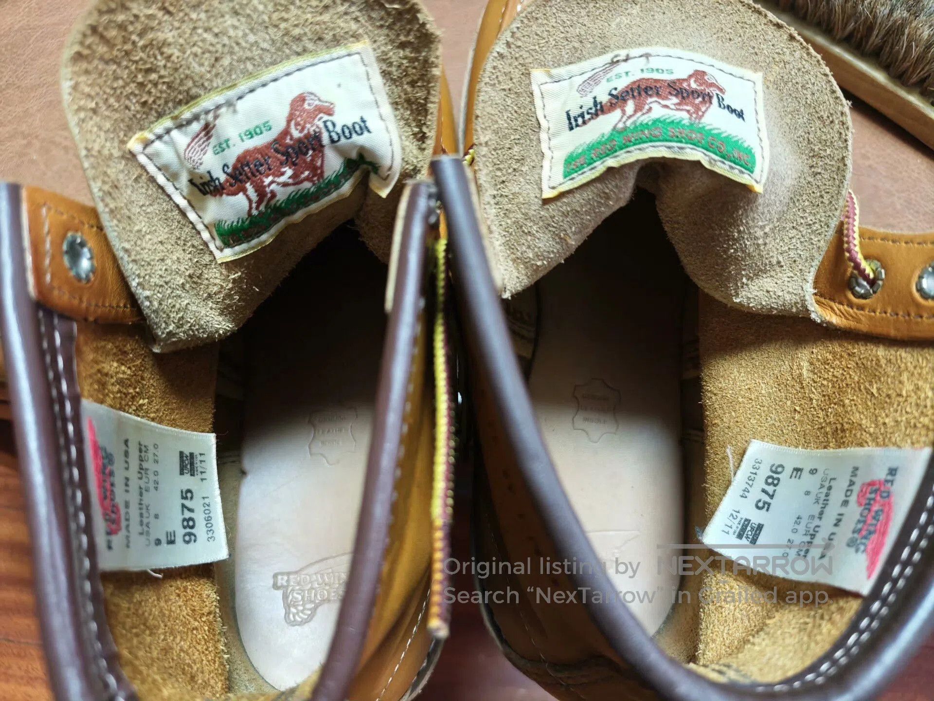 Red Wing Redwing 9875 Old Double Dog Logo. Size US 9 / EU 42 - 9 Thumbnail