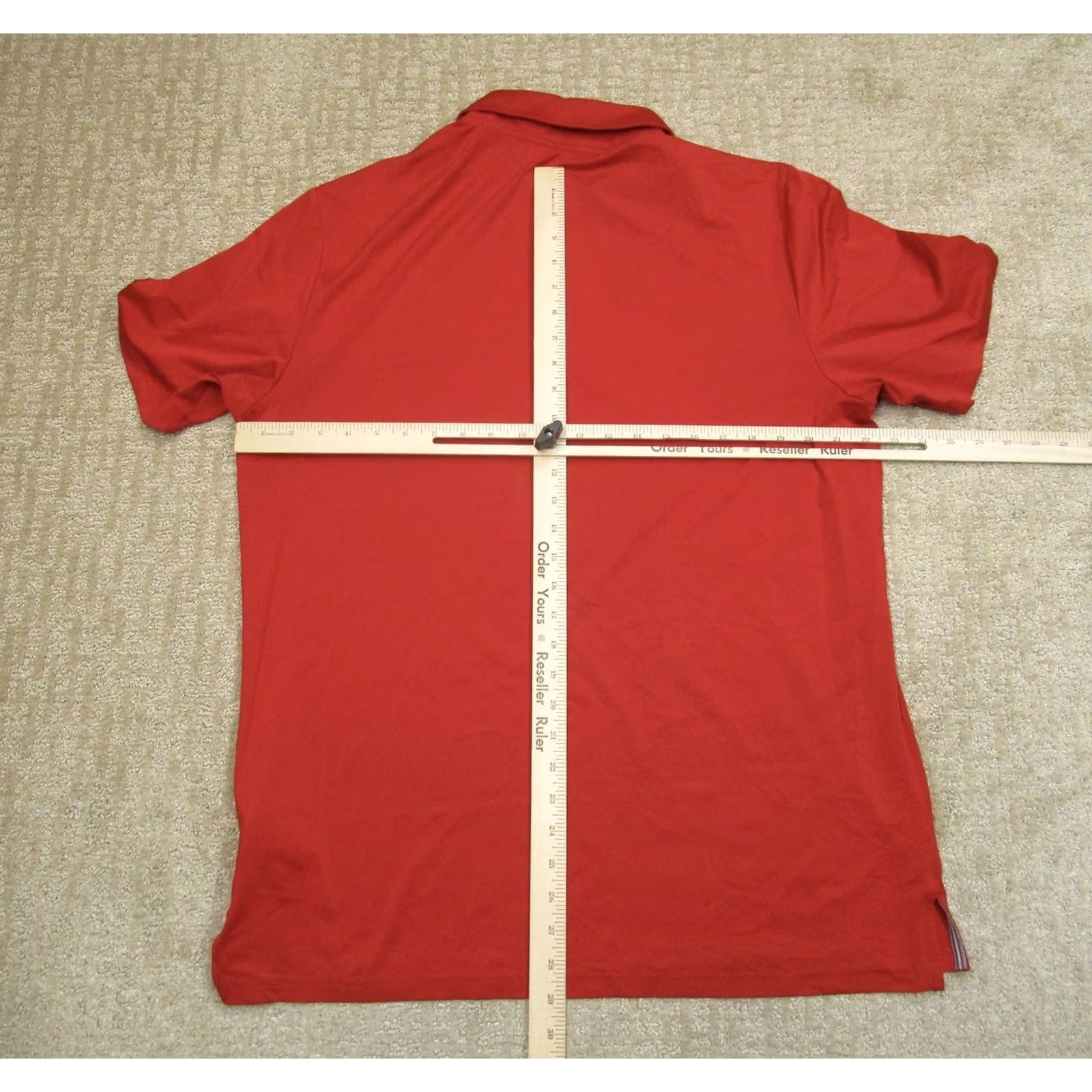 Adidas Adidas Polo Shirt Men Large Red USA Golf Performance Moisture Wicking Golfer Polo Shirt Adult L Red Adidas Golf USA Balls to the wall? Size US L / EU 52-54 / 3 - 4 Thumbnail