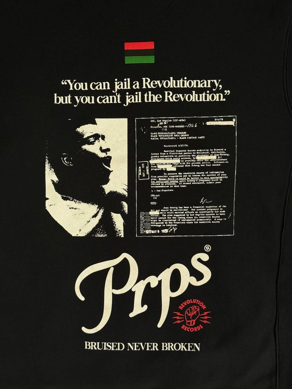 Prps PRPS Revolutionary Youth Movement Hoodie Black Size US XL / EU 56 / 4 - 12 Thumbnail