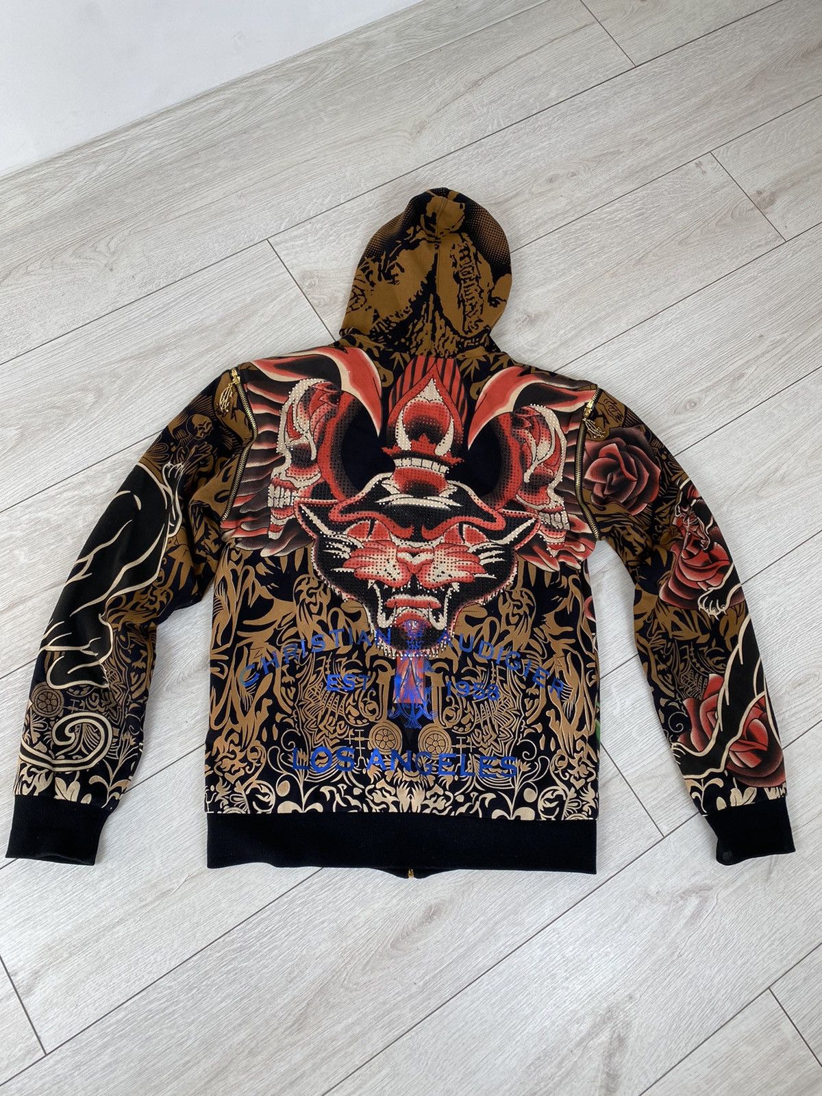 Christian Audigier × Japanese Brand Christian Audiger Y2k zip-hoodie size M Size US M / EU 48-50 / 2 - 13 Thumbnail