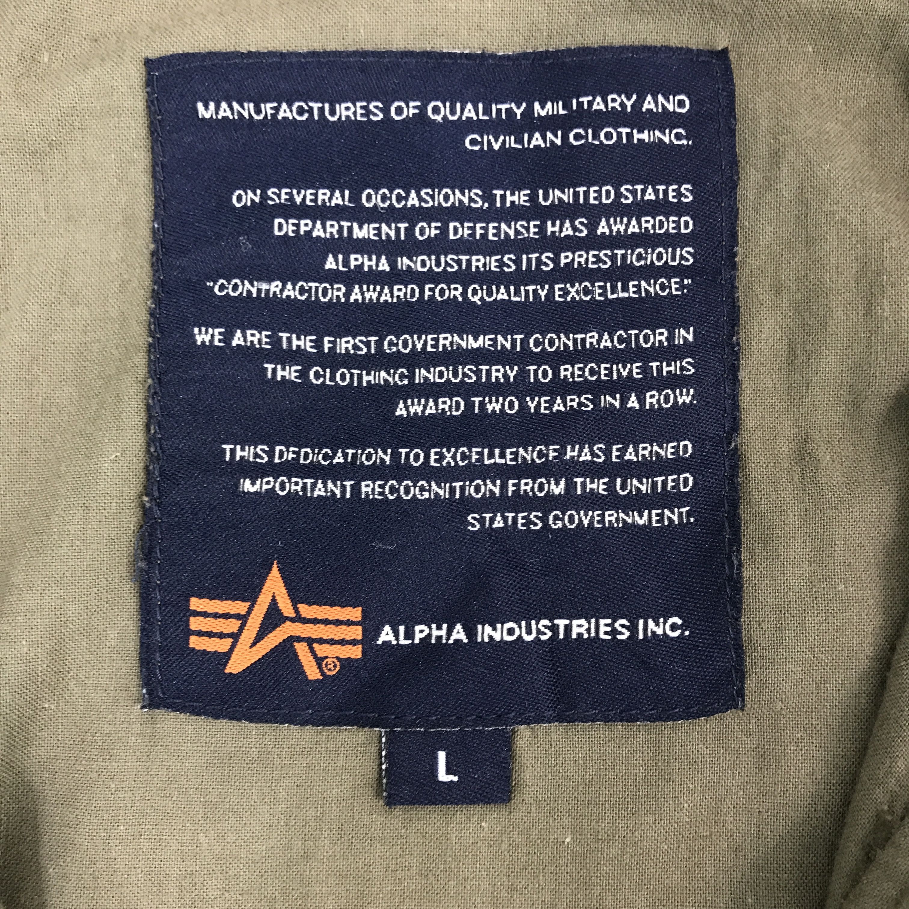 Alpha Industries × Vintage Vintage Alpha industries Parkas Jacket Size US L / EU 52-54 / 3 - 9 Thumbnail