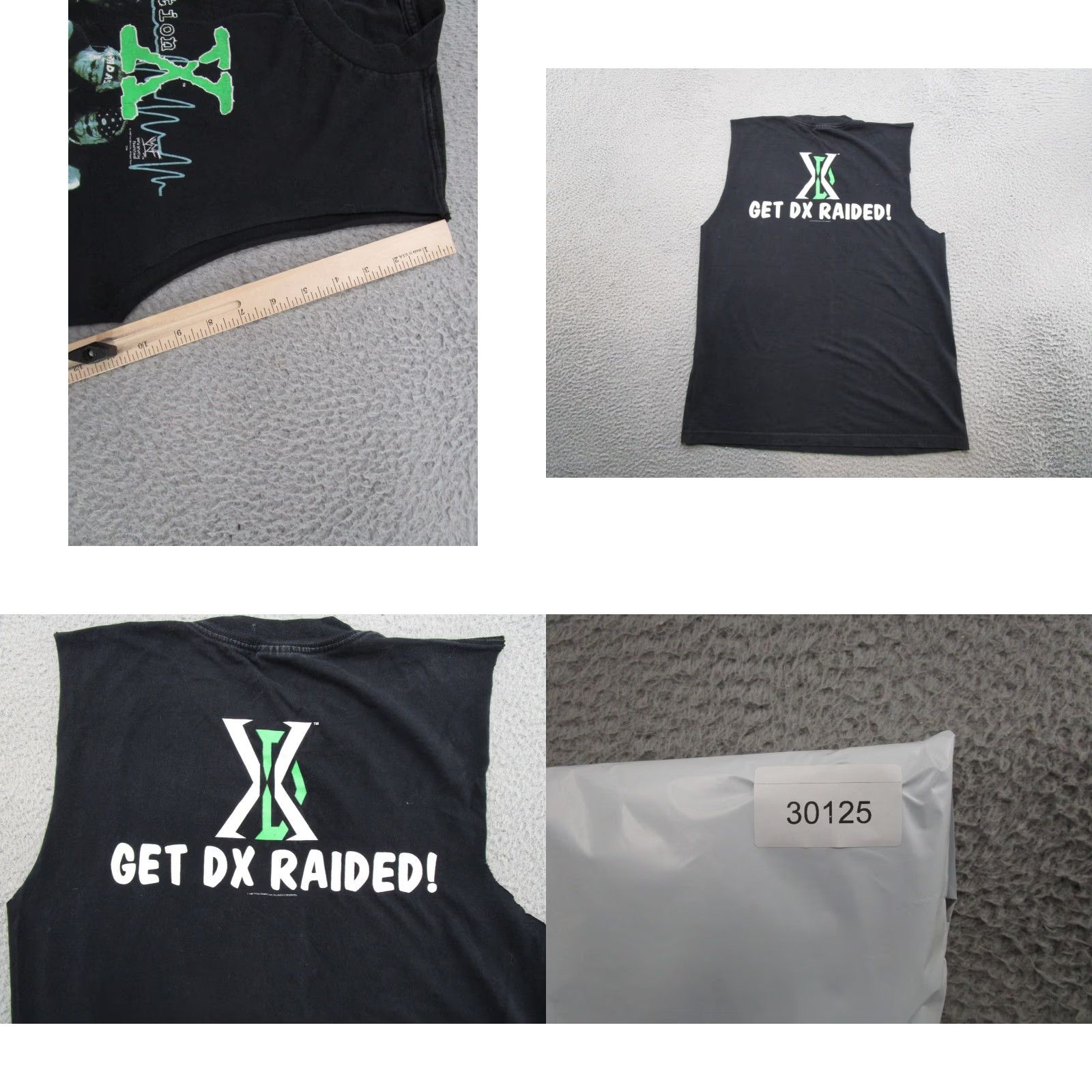 Vintage VINTAGE 1998 90s D Generation X Get Raided Double-Sided Shirt L Black Mens Short Sleeve Adult Large T-Shirt 90s Theme Double-Sided Cut Off Read Size US L / EU 52-54 / 3 - 8 Thumbnail