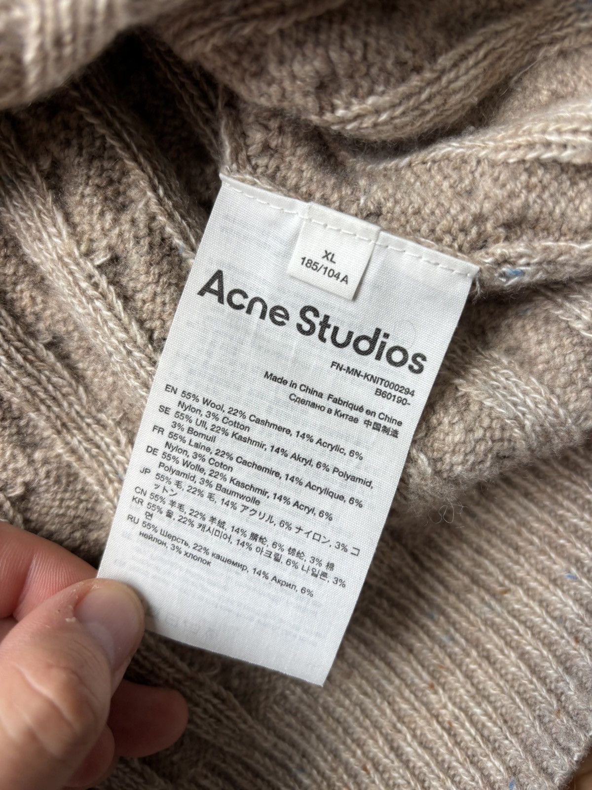 Acne Studios Acne Studios Wool Knit Size US M / EU 48-50 / 2 - 3 Thumbnail