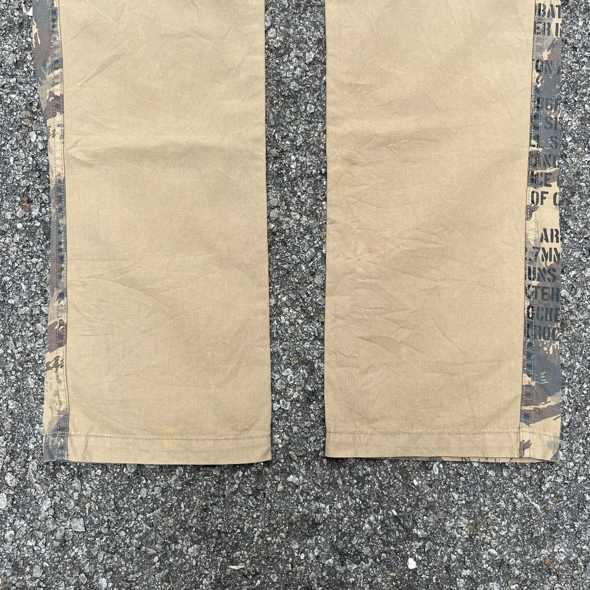Avirex Avirex Split Camo Bush Pants Cargo Multipocket Khaki Brown Size US 33 - 7 Thumbnail