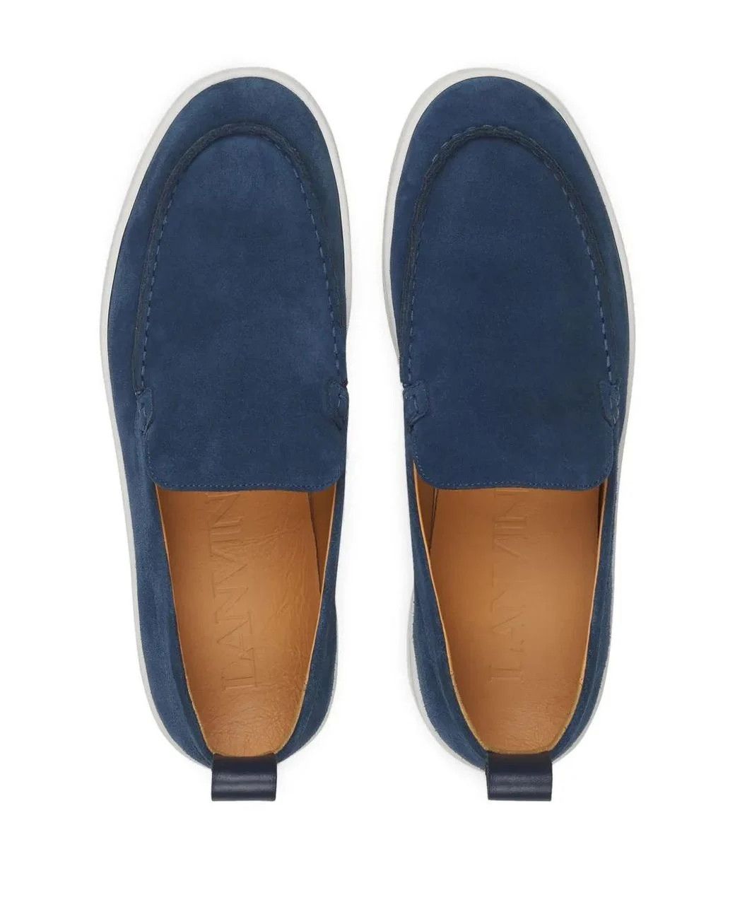 Lanvin oc11z0426 Suede Loafer in Blue Size US 9 / EU 42 - 2 Thumbnail