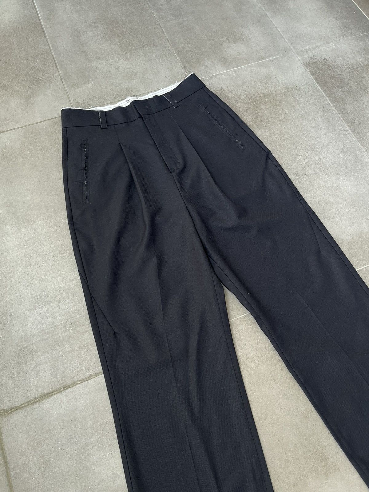 Ader Error !DS! SS22 Adererror Distressed Black Casual Pants Size 30" / US 8 / IT 44 - 8 Thumbnail