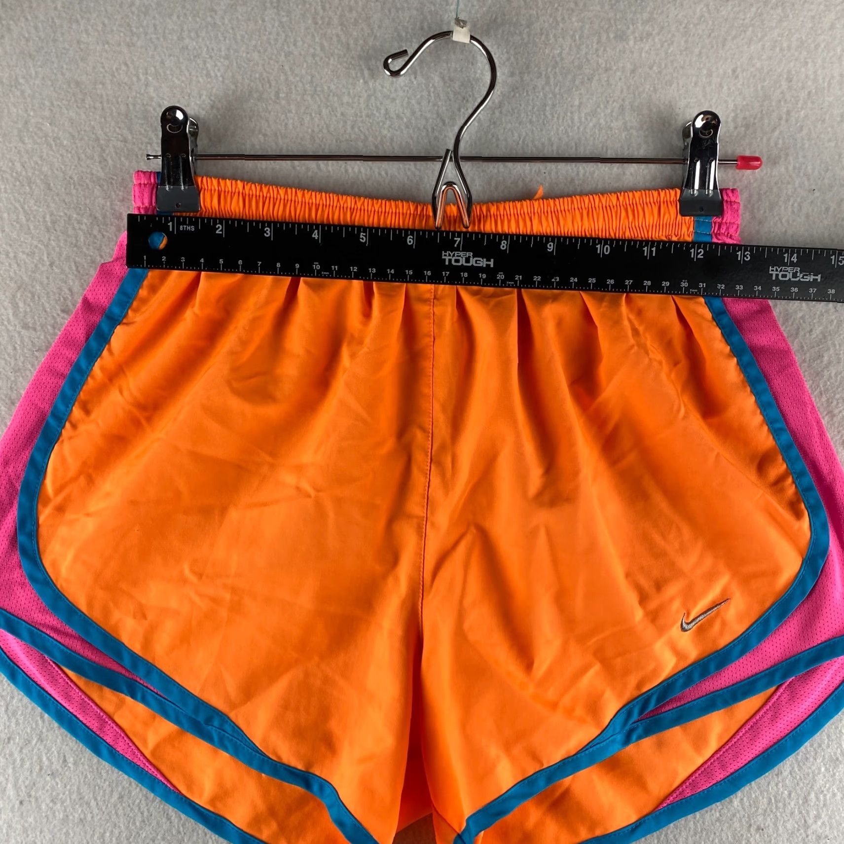 Nike Nike Running Shorts Women XS Orange Softshell Pull On Light Weight Drawstring Size 26" / US 2 / IT 38 - 5 Thumbnail