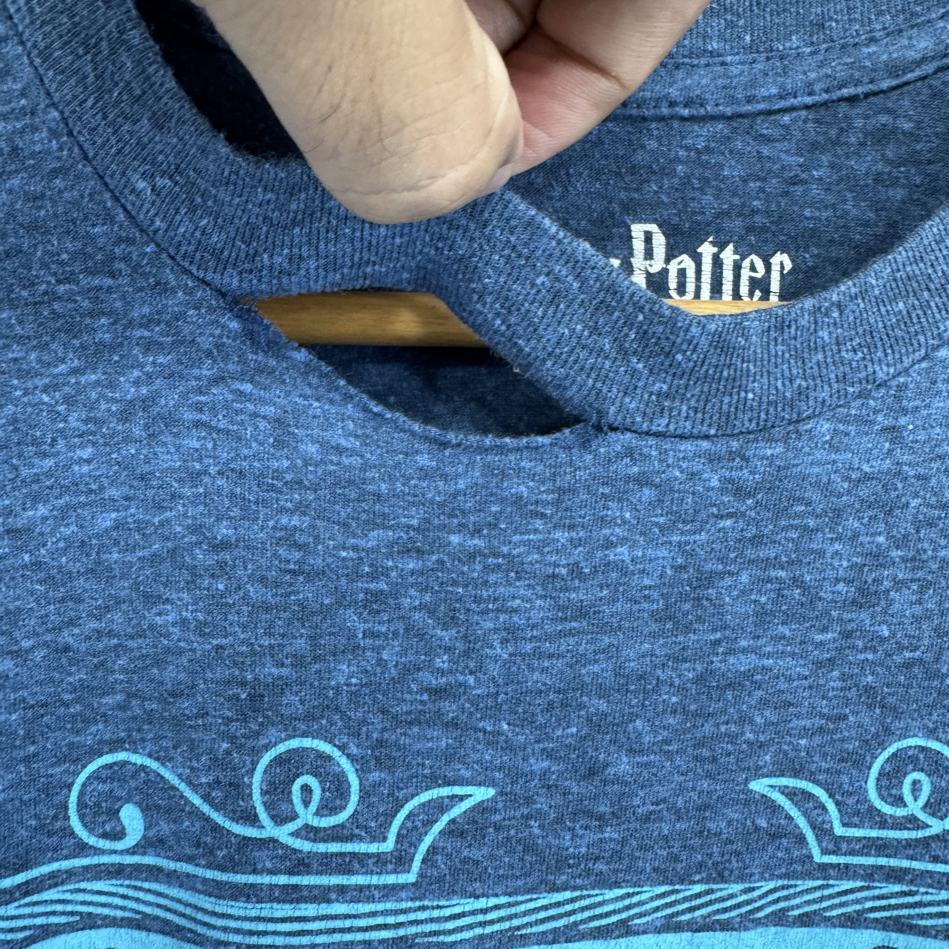Vintage Harry Potter Dark Arts Mens Blue Short Sleeve Tshirt Size US L / EU 52-54 / 3 - 4 Thumbnail
