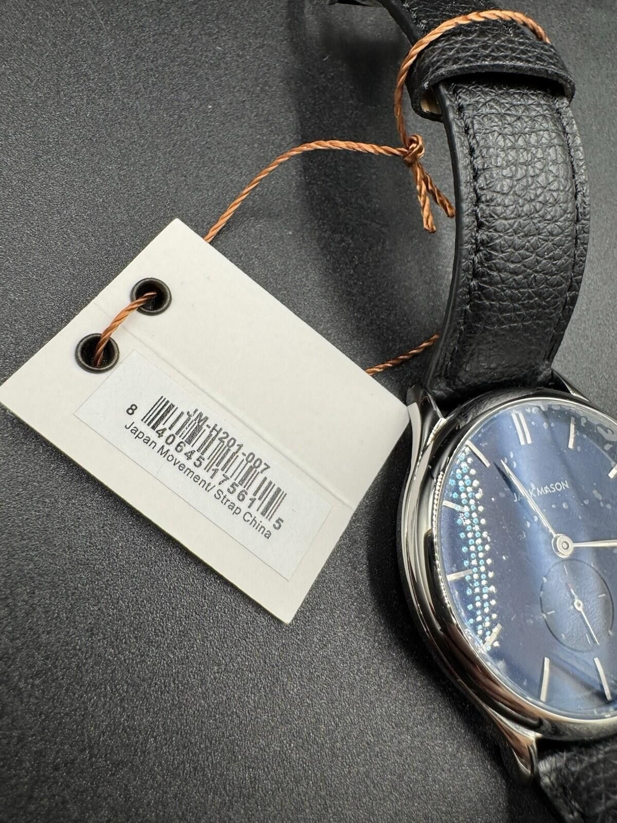 Other Jack Mason Ellum Watch Naby Blue Black Leather JM-H201-007 B Size ONE SIZE - 6 Thumbnail
