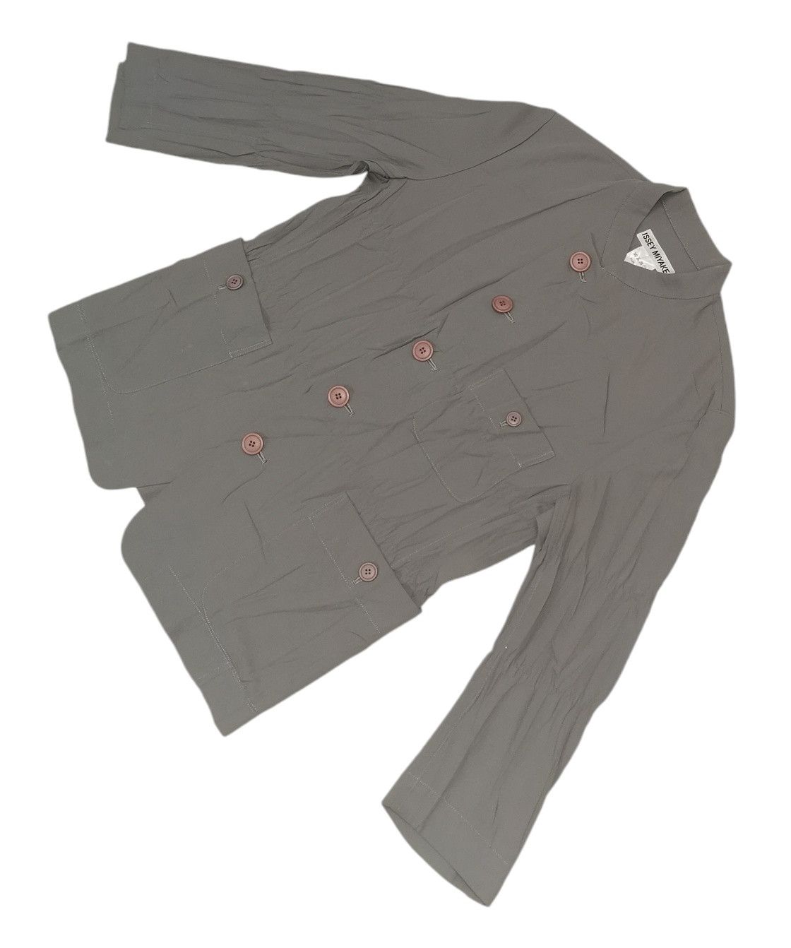 Homme Plisse Issey Miyake Issey Miyake Wrinkled Jacket Size US M / EU 48-50 / 2 - 5 Thumbnail
