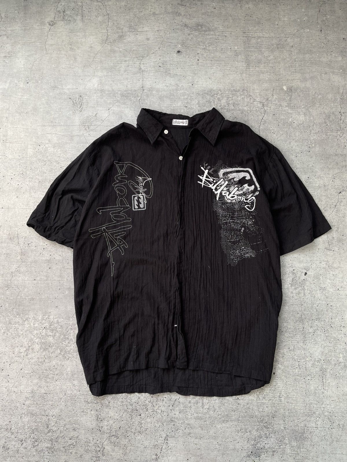 Billabong 🔥Y2K 90’S BALLABONG FULL OVER PRINTED HAWAIIAN SHIRT Size US XL / EU 56 / 4 - 1 Thumbnail