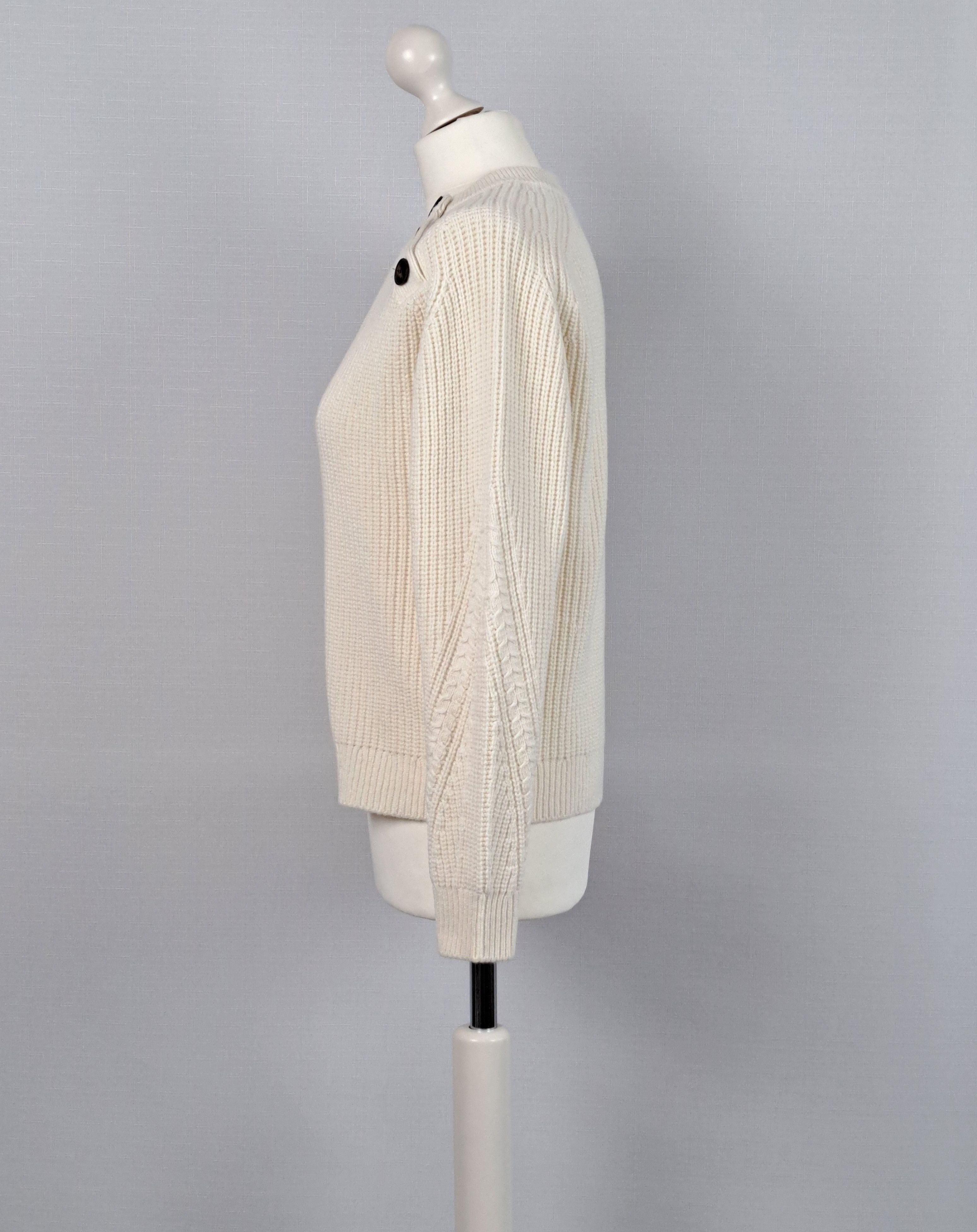 Sezane Sezane Darius wool/cotton sweater in ecru. Size S Size S / US 4 / IT 40 - 6 Thumbnail
