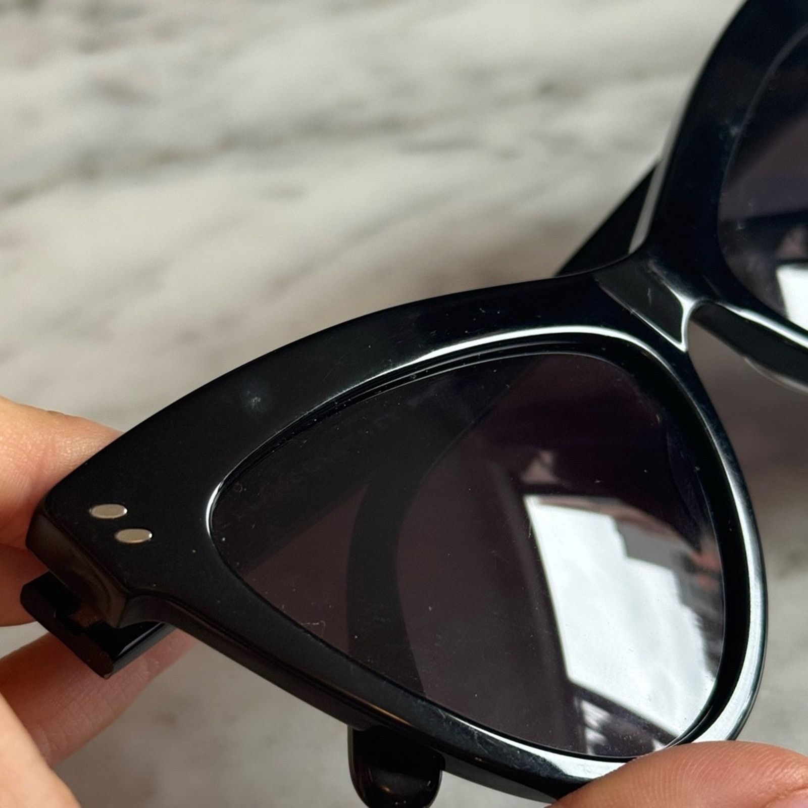 Stella McCartney Stella McCartney Black Cat-Eye Sunglasses Size ONE SIZE - 3 Thumbnail