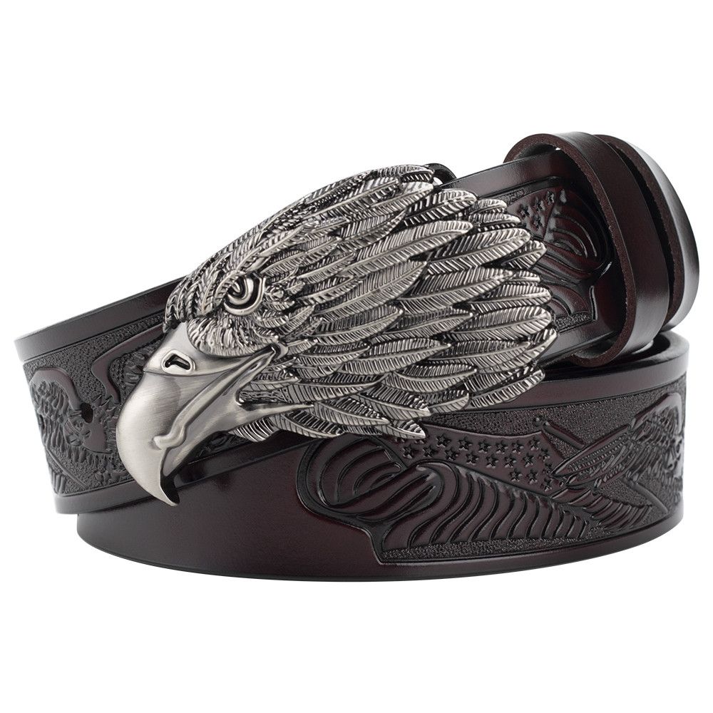 Designer Vibe Vintage Belt Riveted Belts Menswear Accessories Size ONE SIZE - 3 Thumbnail
