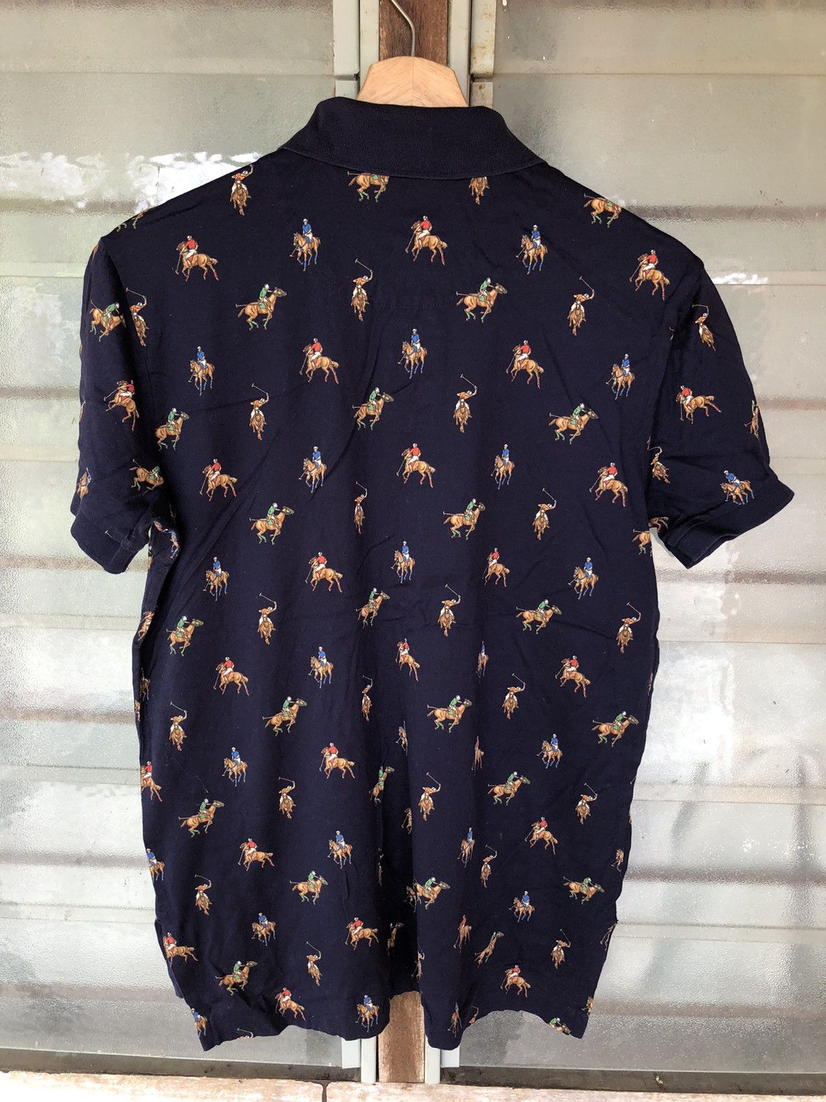 Polo Ralph Lauren Vintage Polo Ralph Lauren Horse Logo Overprint Collar Tee Size US M / EU 48-50 / 2 - 6 Thumbnail