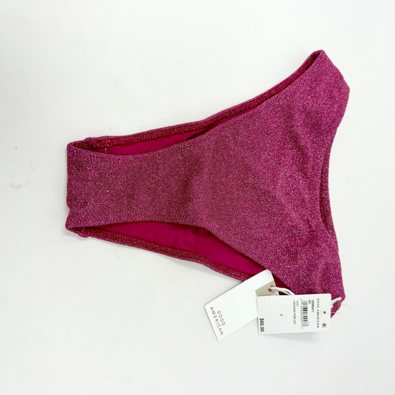 Good American Good American Good Waist Cheeky Swim Bottoms Bikini Sz 0 XS Size ONE SIZE - 2 Thumbnail
