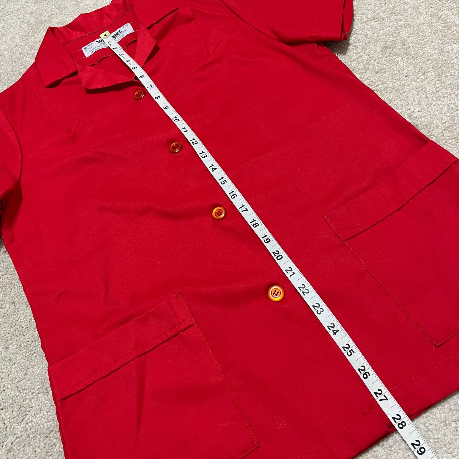 Wrangler Vintage Wrangler Preppy 80s Solid Red Polo Work Shirt Medium Size US M / EU 48-50 / 2 - 4 Thumbnail