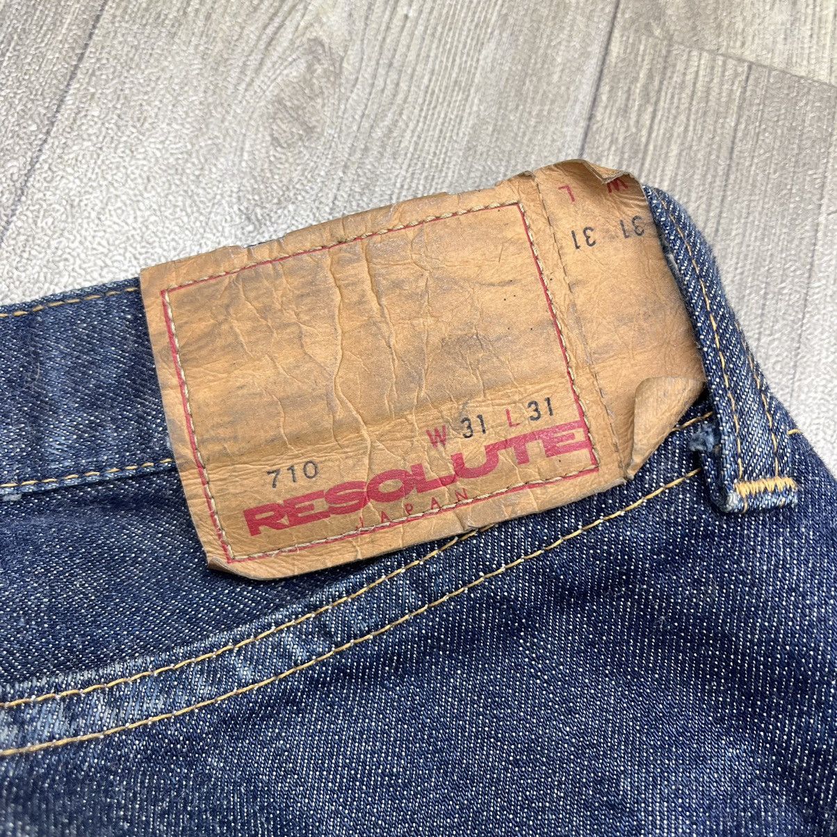 Japanese Brand × RESOLUTE × Vintage Vintage 90’s Resolute 710 Selvedge Denim Jeans Size US 31 - 14 Thumbnail