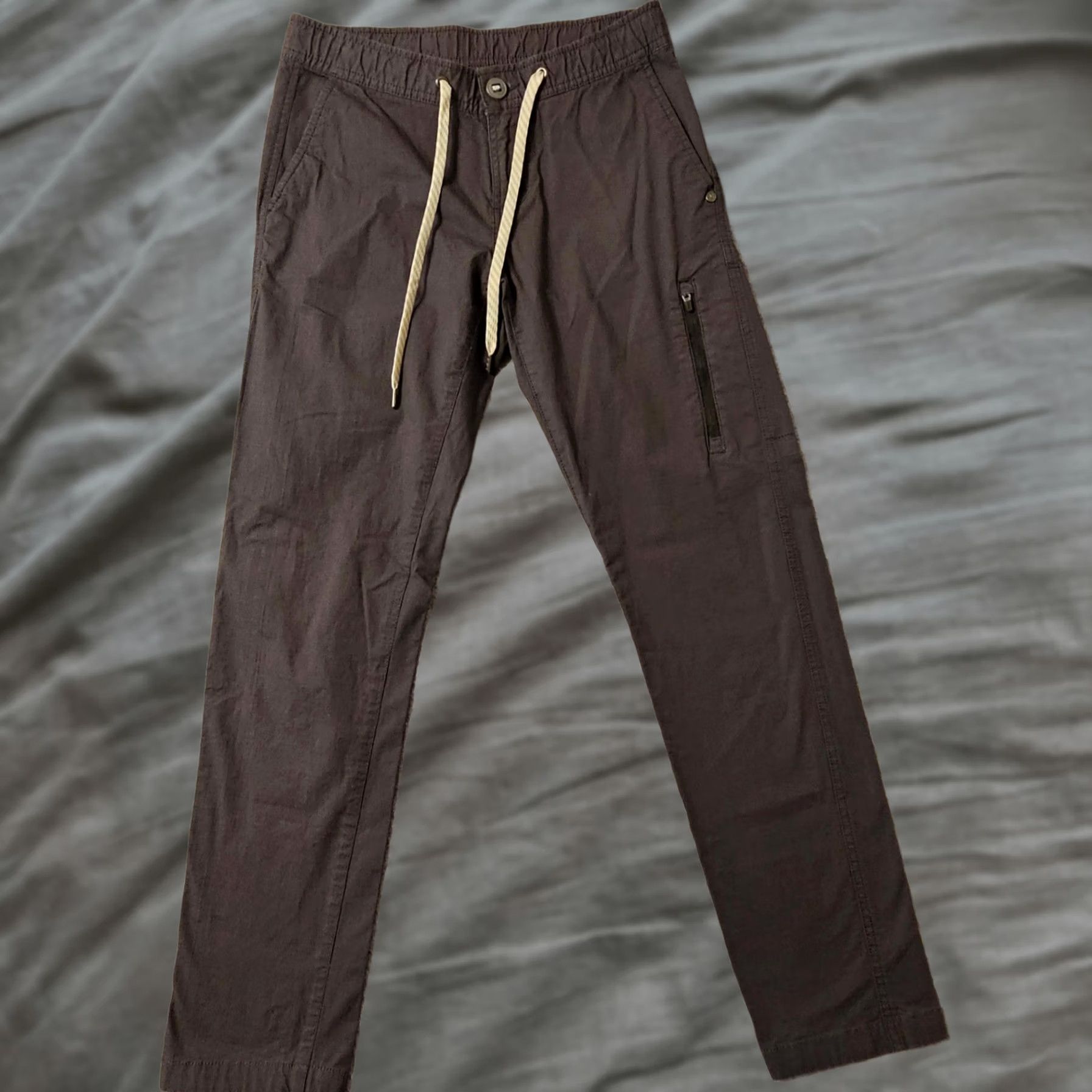 Vuori Vuori Ripstop Climber Pants Mens Grey Elastic Waist Drawstring V412 Size Small Size US 28 / EU 44 - 1 Thumbnail