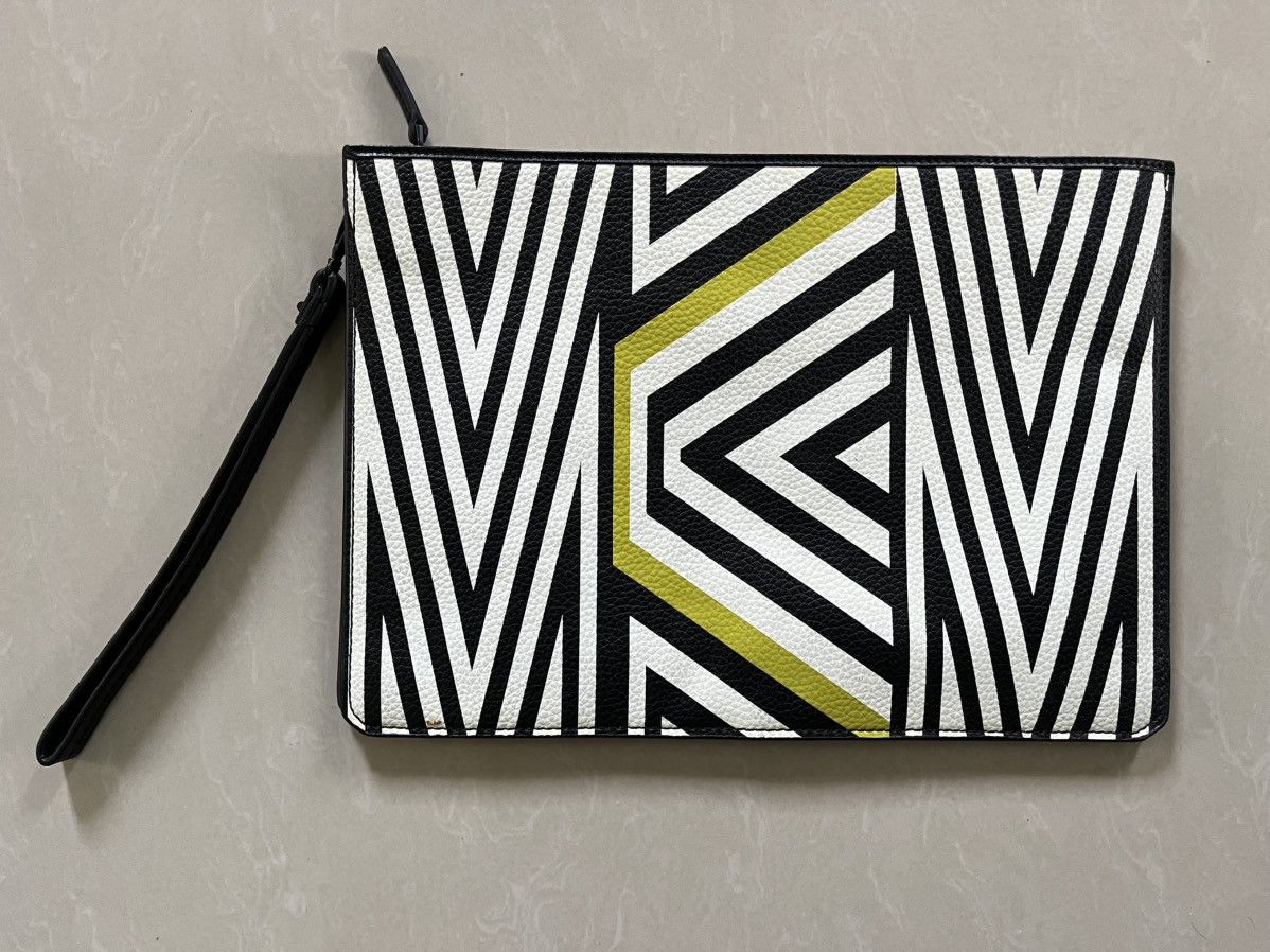 MCM MCM Leather Pouch Bag x Tobias Rehberger Clutch Ltd Edition Size ONE SIZE - 1 Thumbnail