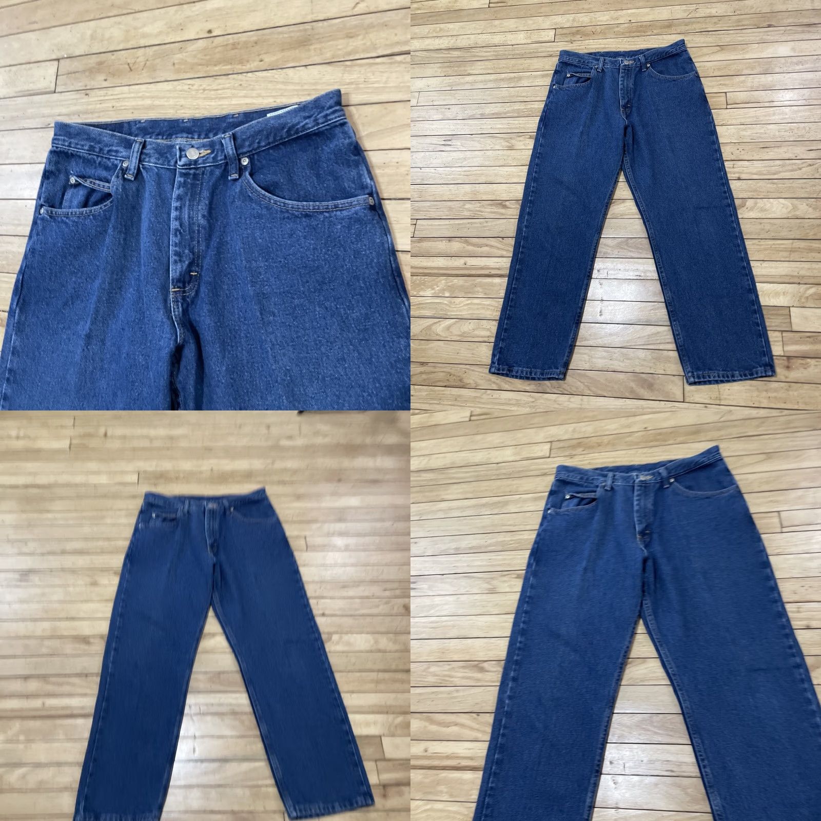 Wrangler VINTAGE Wrangler Jeans Mens 34x29 Blue Classic Straight Western Cowboy Denim 34 976T1DR Size US 34 / EU 50 - 10 Thumbnail