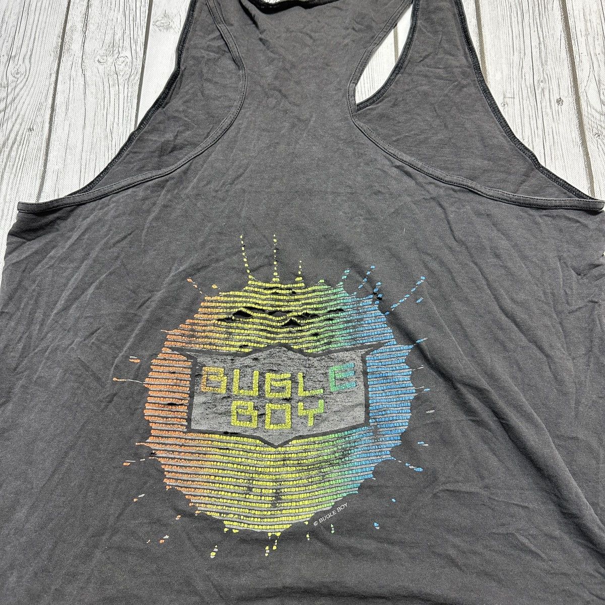 Bugle Boy × Vintage Vintage Bugle Boy tank top Size US L / EU 52-54 / 3 - 3 Thumbnail