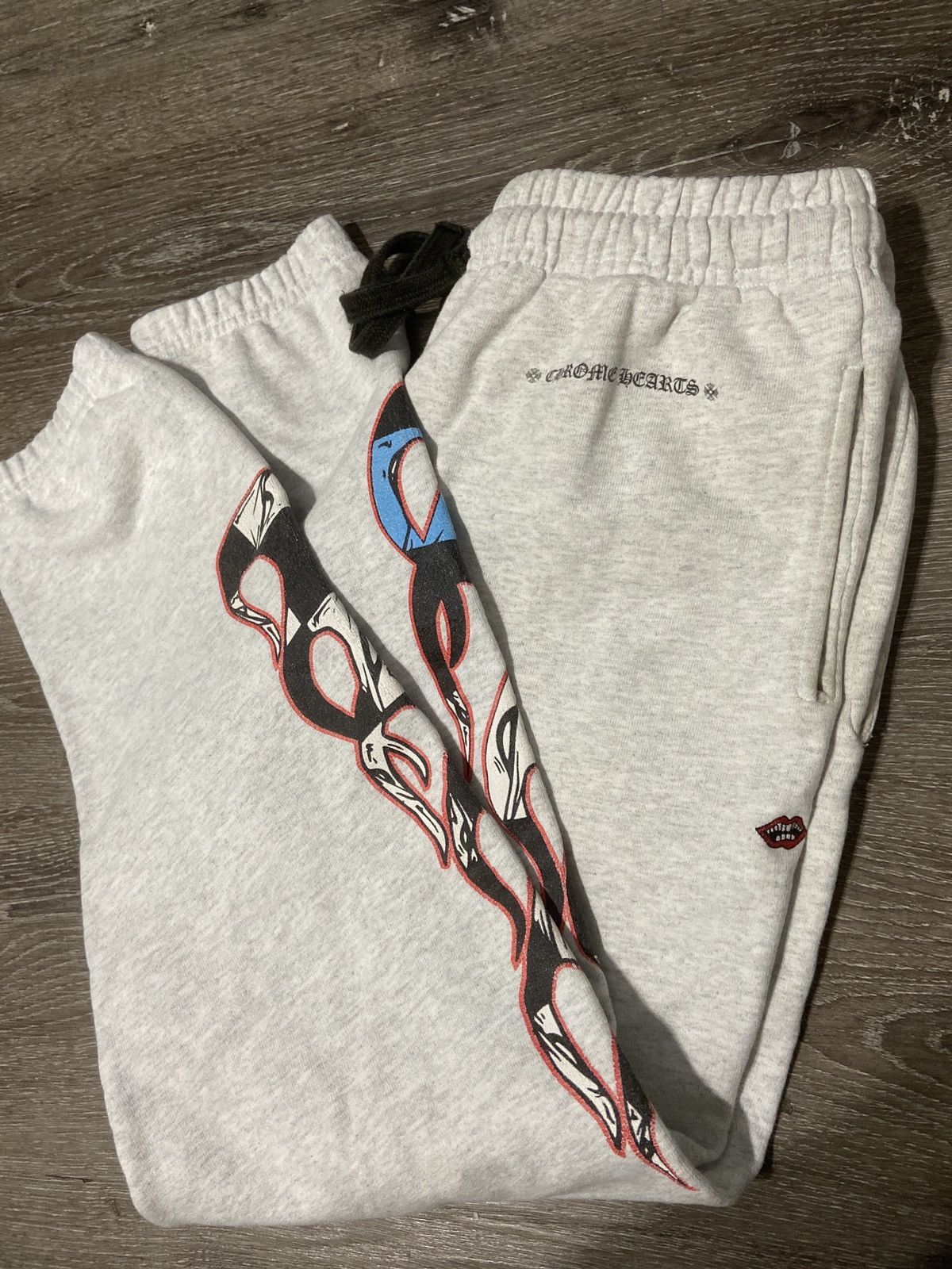 +CHROME HEARTS+ MATTY BOY SWEATPANTS スウェットパンツ Chrome Hearts Matty Boy PURRELLE Graffiti Sweatpants - SRM