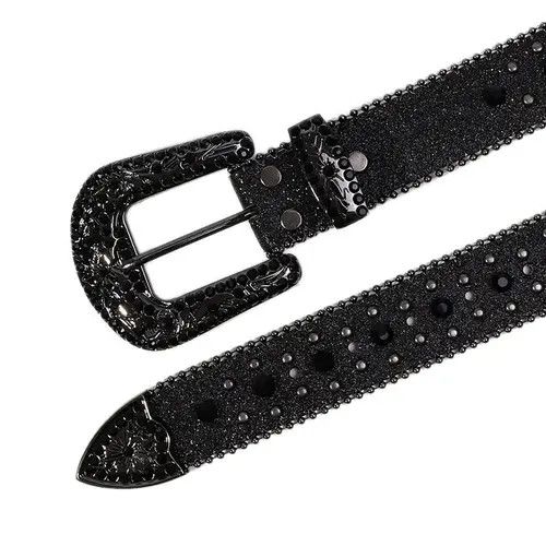 VIBE Cowboy Cross Rhinestone belt Size ONE SIZE - 4 Thumbnail