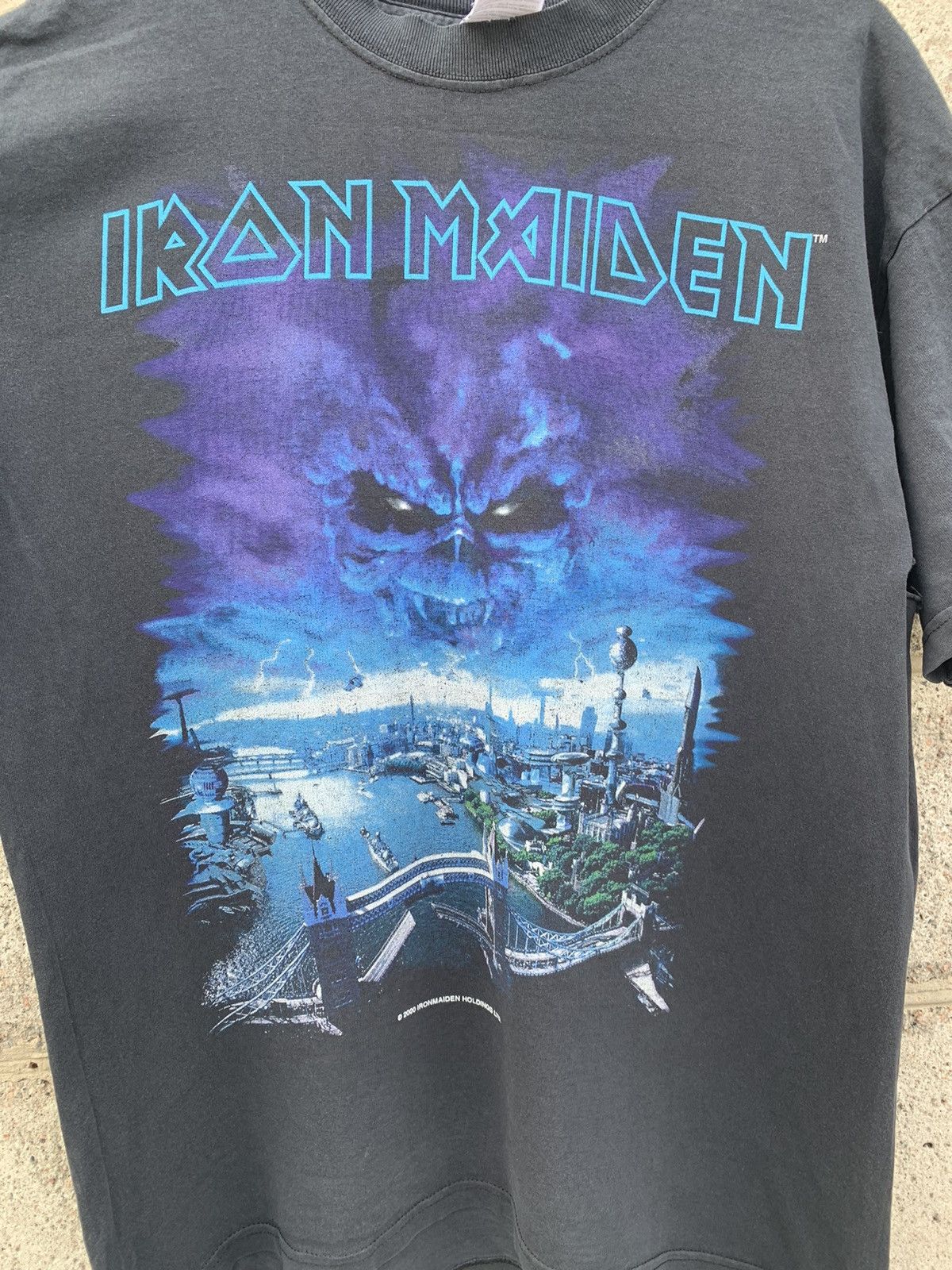 Band Tees × Iron Maiden × Vintage Vintage 2000 Iron Maiden (Judas Priest Black Sabbath AC/DC) Size US L / EU 52-54 / 3 - 2 Thumbnail