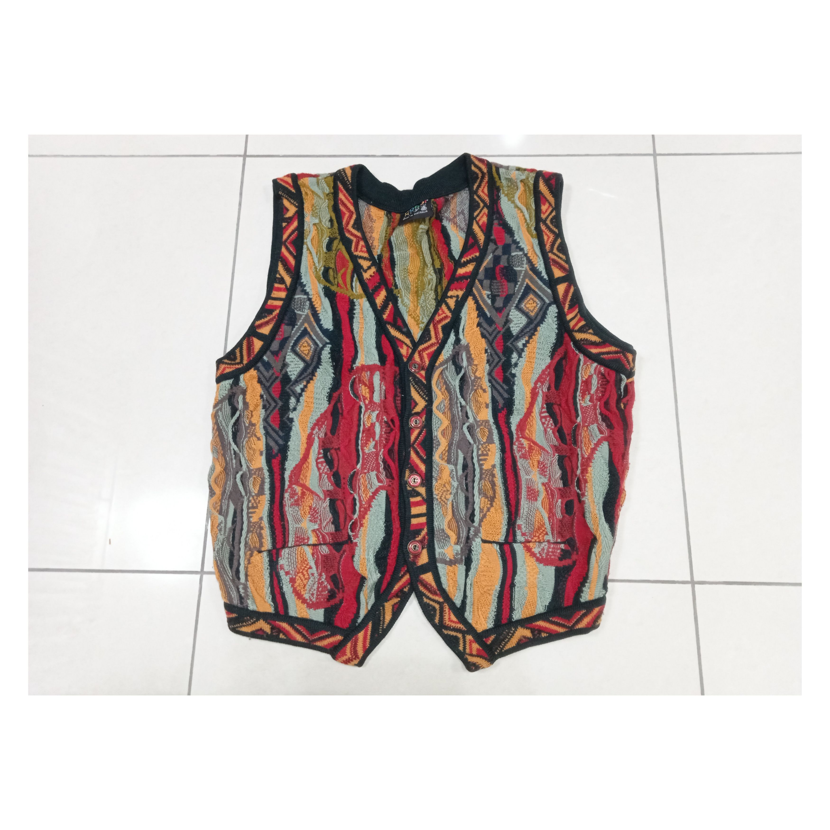Coogi × Vintage Vintage COOGI Australia Sweater Vest The Notorious B.I.G. Size US L / EU 52-54 / 3 - 1 Thumbnail