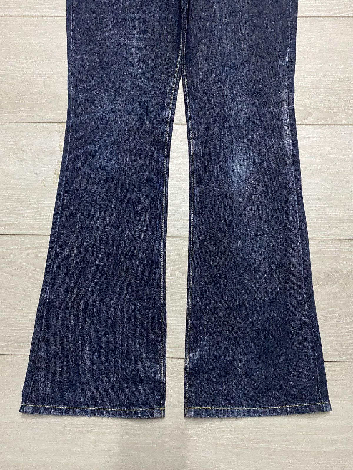 Burgus Plus Vintage Japan Brand Burgus Plus Blue Wash Flare Jeans Size US 29 - 6 Thumbnail