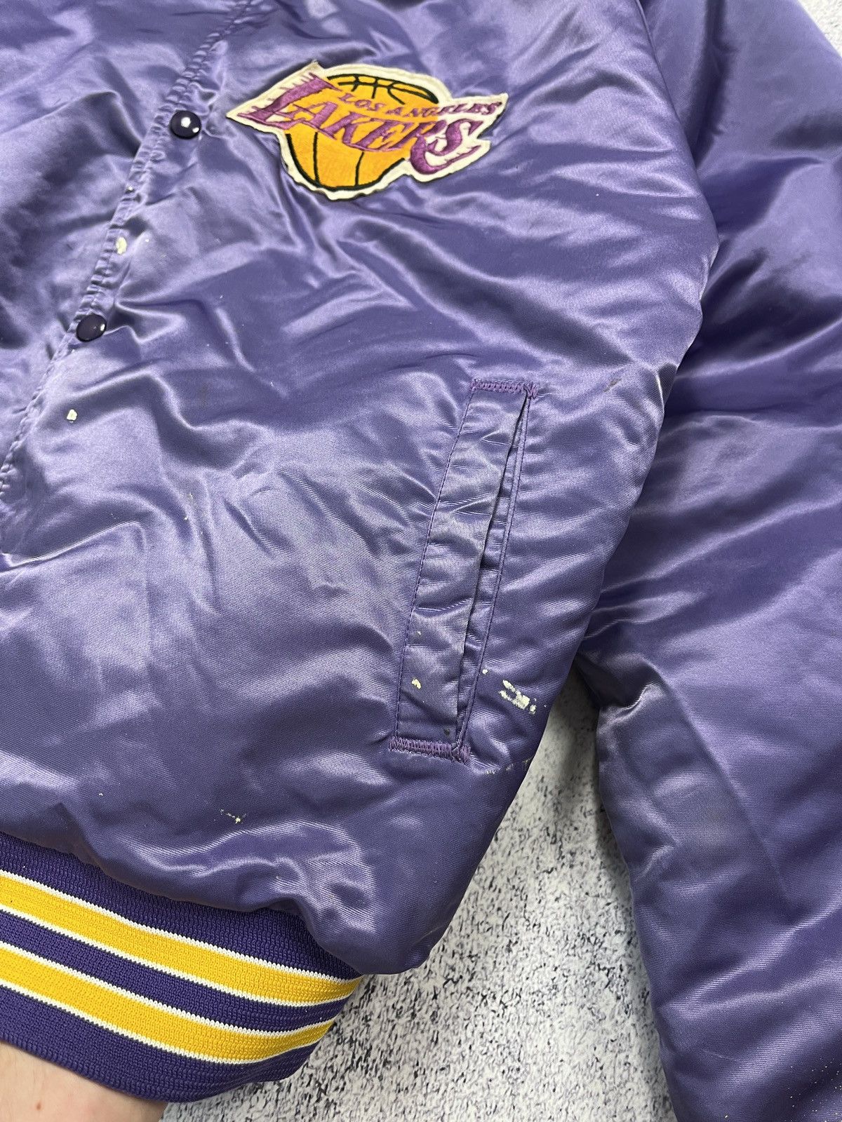 Chalk Line × NBA Vintage Chalk Line NBA Los Angeles Lakers Bomber Jacket USA Size US XL / EU 56 / 4 - 10 Thumbnail