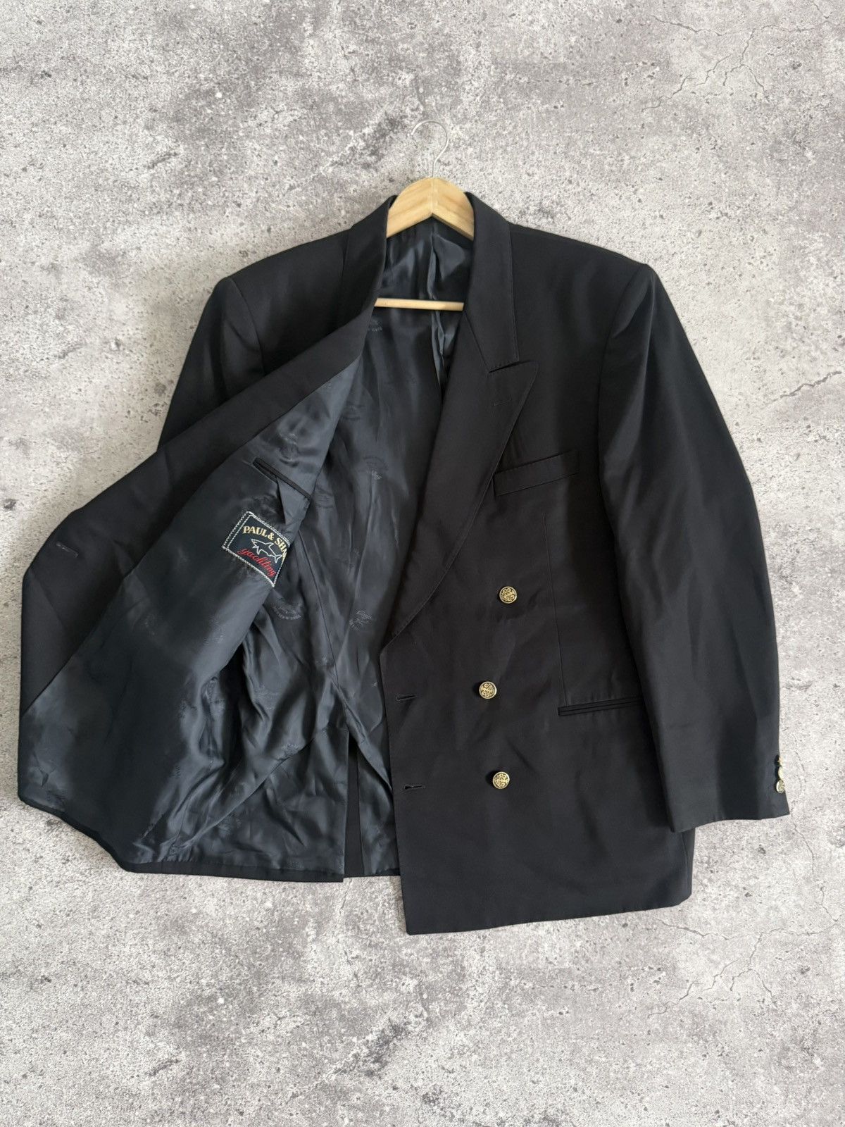 Paul & Shark Paul & Shark Yachting Wool Luxury Double Breasted Blazer Size 54R - 4 Thumbnail