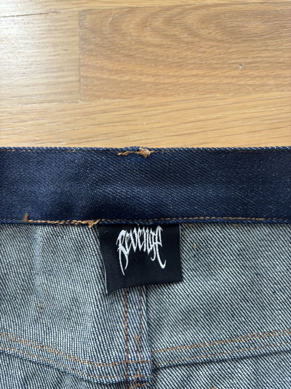 Revenge Revenge Dark Blue Embroidered Denim Size Large Size US 34 / EU 50 - 7 Thumbnail