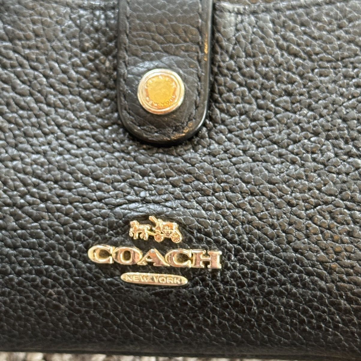 Coach Thrashed Vintage Coach New York zip-around wristlet wallet Size ONE SIZE - 2 Thumbnail