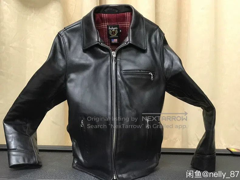 Schott Schott Top layer of cowhide Size US M / EU 48-50 / 2 - 3 Thumbnail