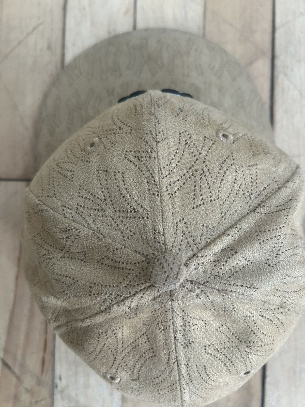 New Era Vintage New Era Yankees Suede Fitted Cap Size ONE SIZE - 2 Thumbnail