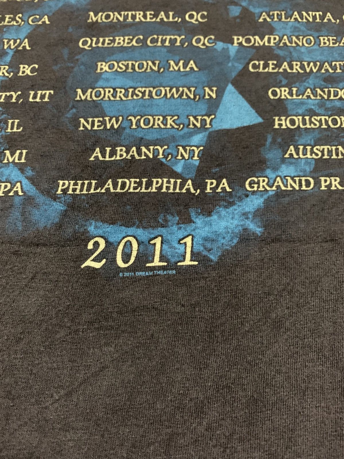 Band Tees 2011 Dream Theater a Dramatic Turn of Events Concert Tee Size US XS / EU 42 / 0 - 9 Thumbnail