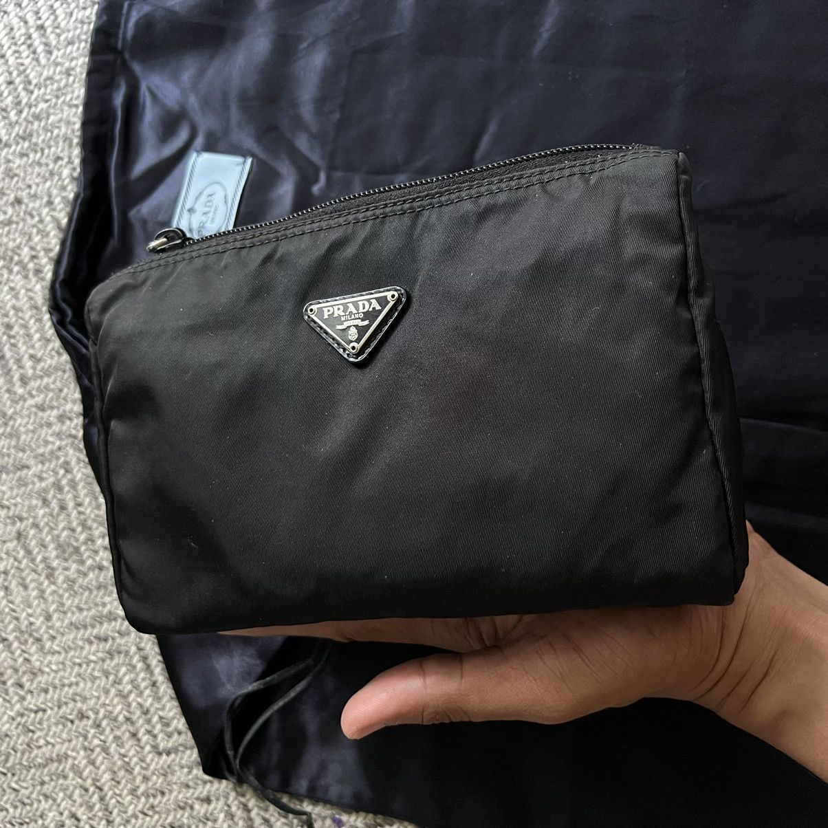Prada Prada Black Tessuto Nylon Clutch Size ONE SIZE - 1 Thumbnail