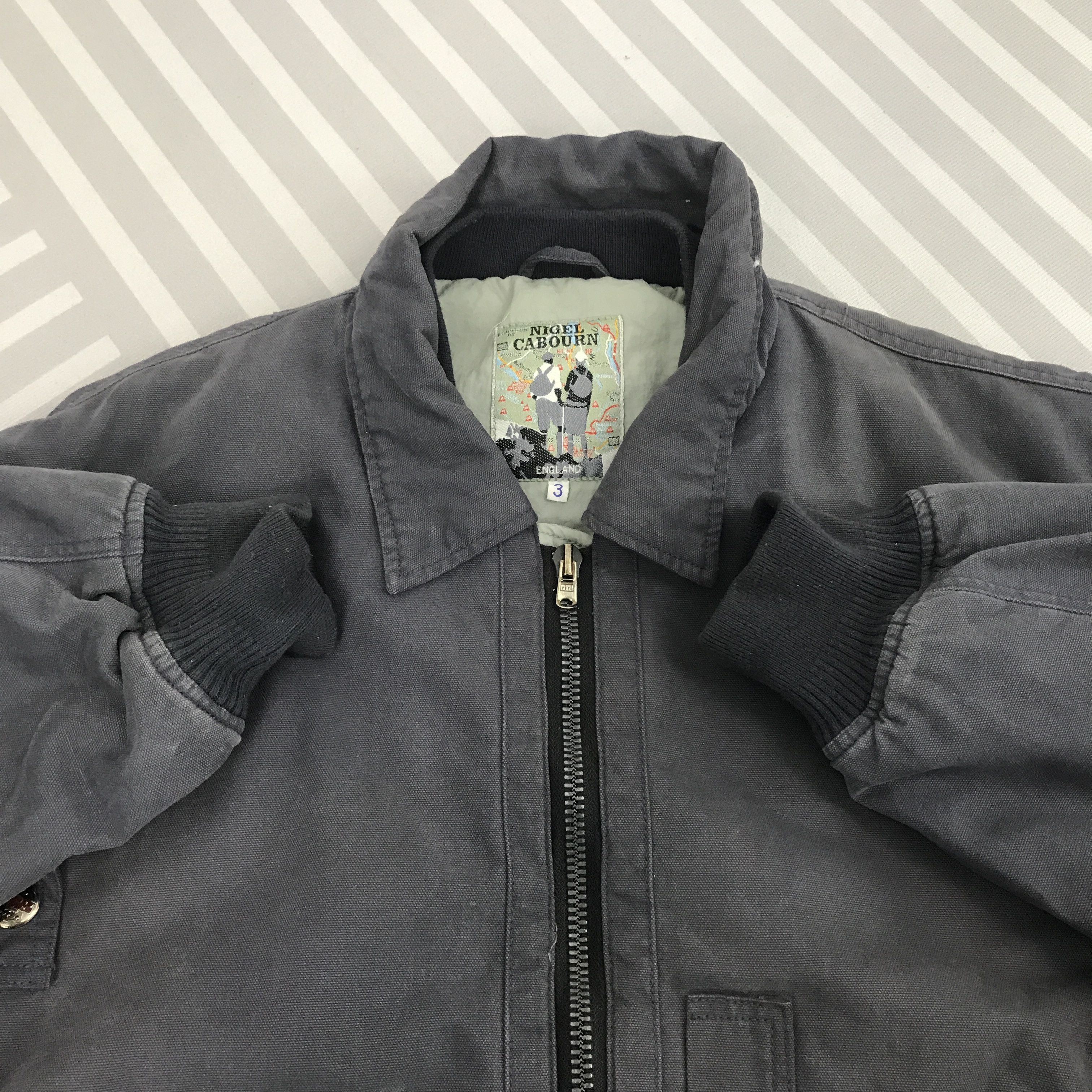 Nigel Cabourn × Vintage Vintage Nigel Cabourn Bombers Ma-1 Style Jacket Size US L / EU 52-54 / 3 - 7 Thumbnail