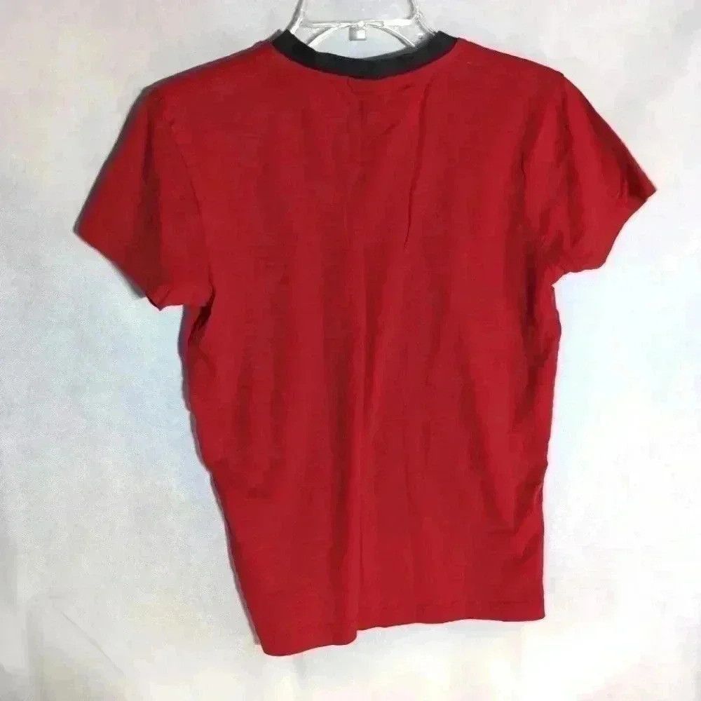 Other Ladies V-Neck blouse Eyelet detail red sz S by Smog Size S / US 4 / IT 40 - 3 Thumbnail
