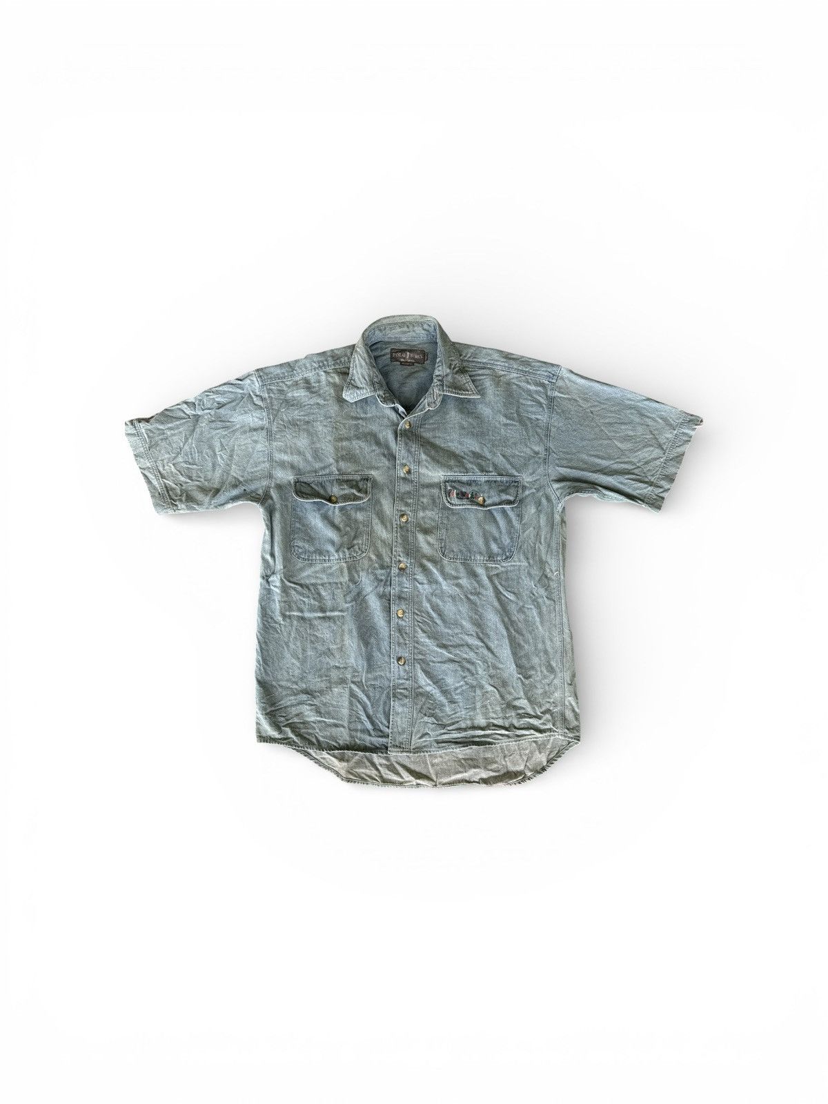 Polo Ralph Lauren Faded Blue POLO works Double Pocket 20x30 Size US XL / EU 56 / 4 - 1 Thumbnail